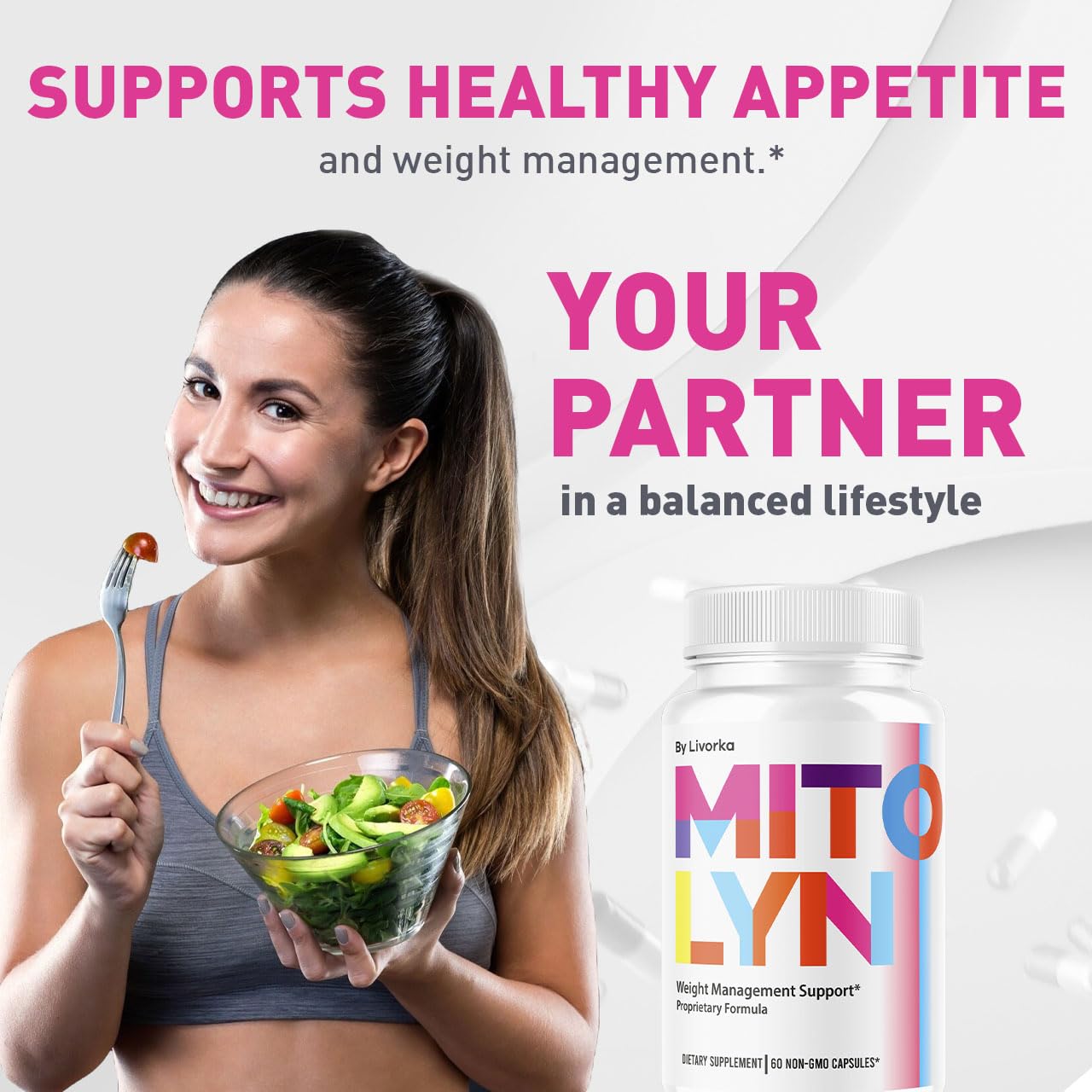 LIVORKA Mitolyn Weight Pills, 300 Capsules