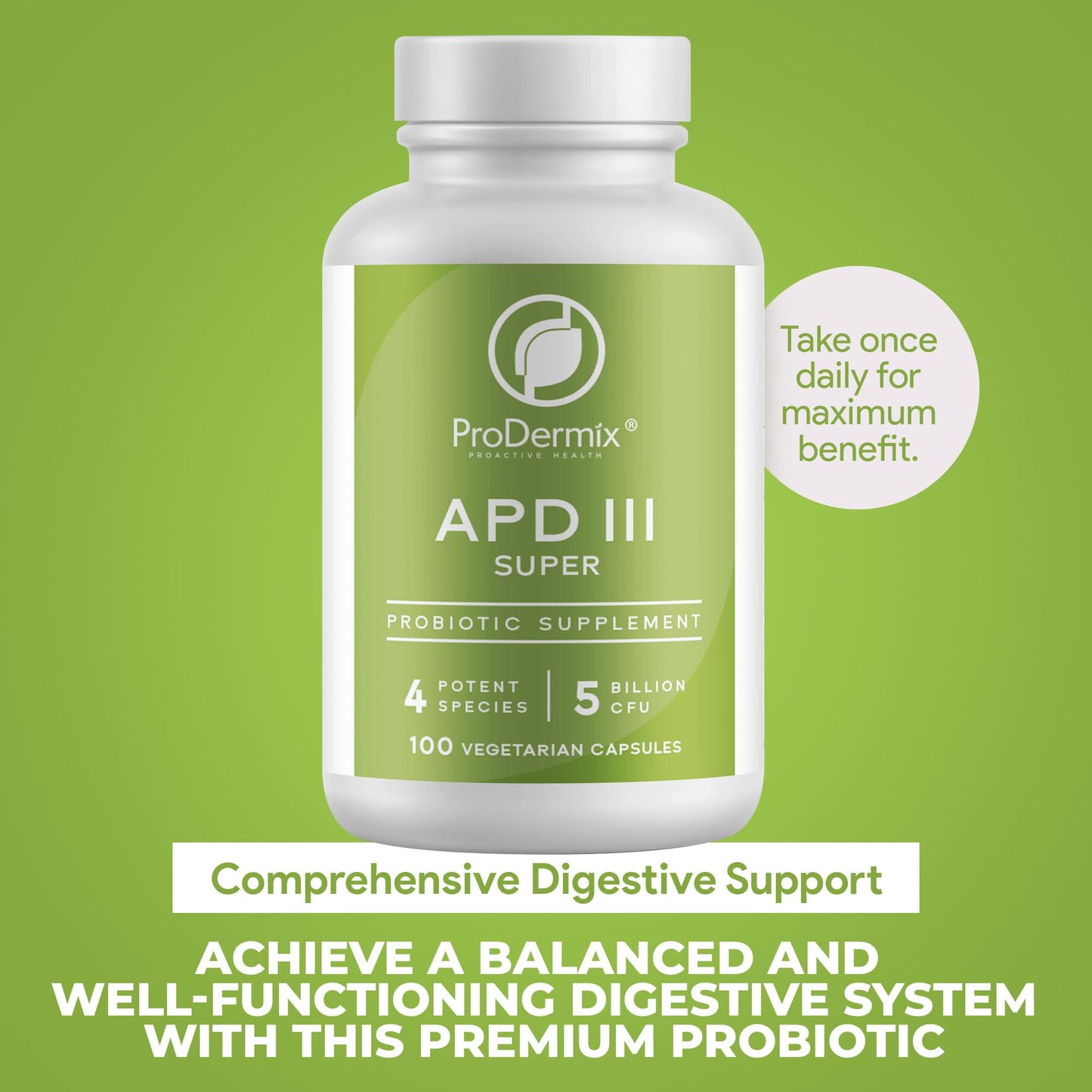 PRODERMIX APD III Probiotic Supplement Capsule 100