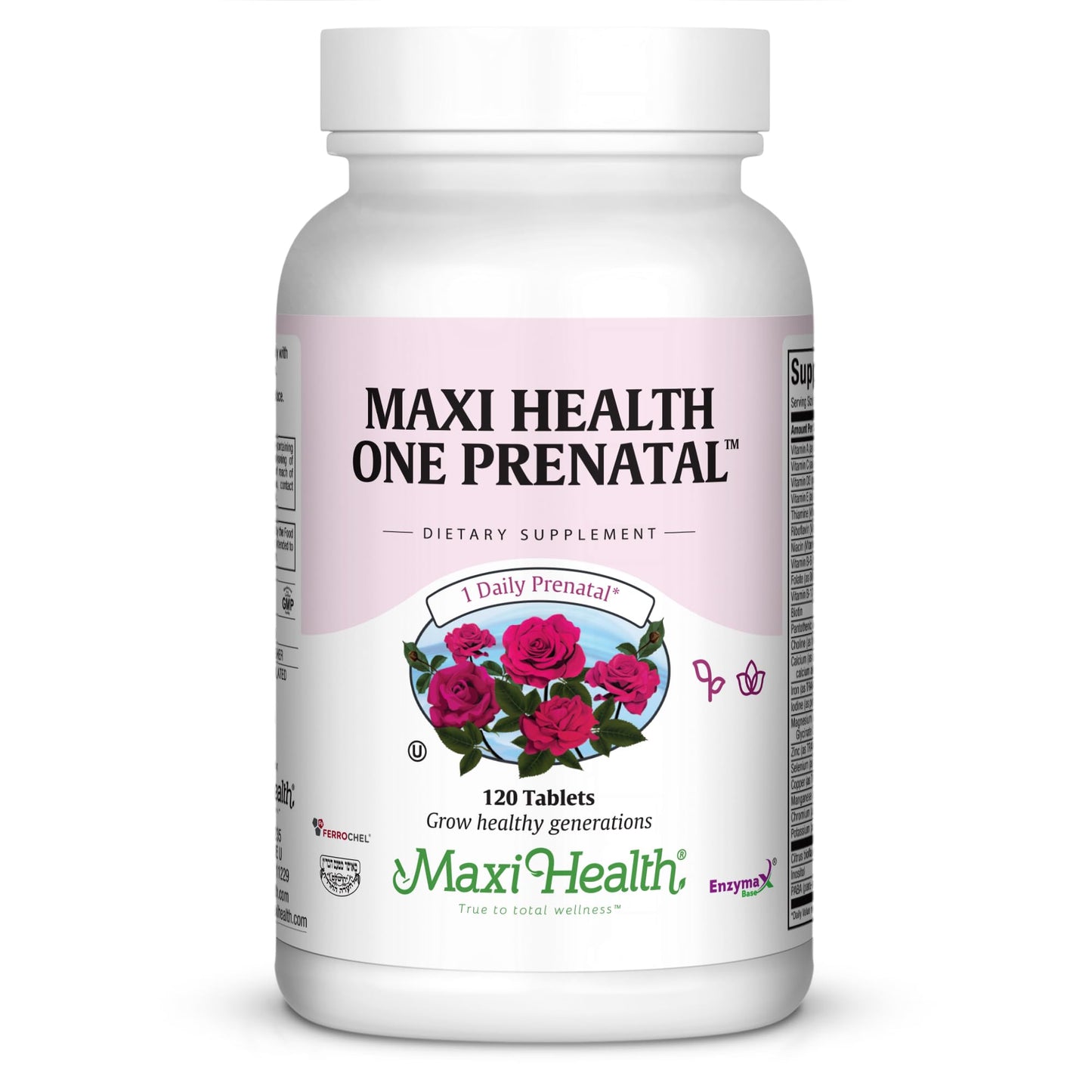 Maxi Health Prenatal Vitamins for Women Tablets 120 Count