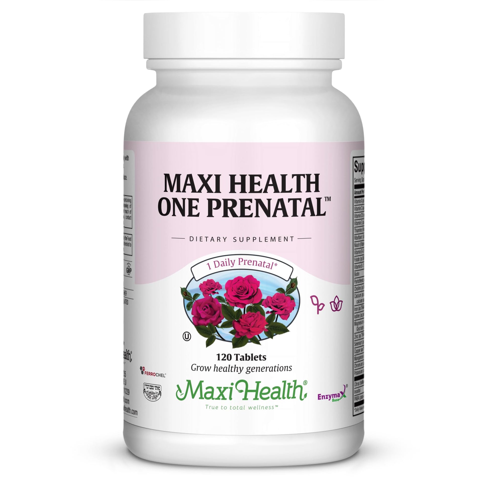 Maxi Health Prenatal Vitamins for Women Tablets 120 Count