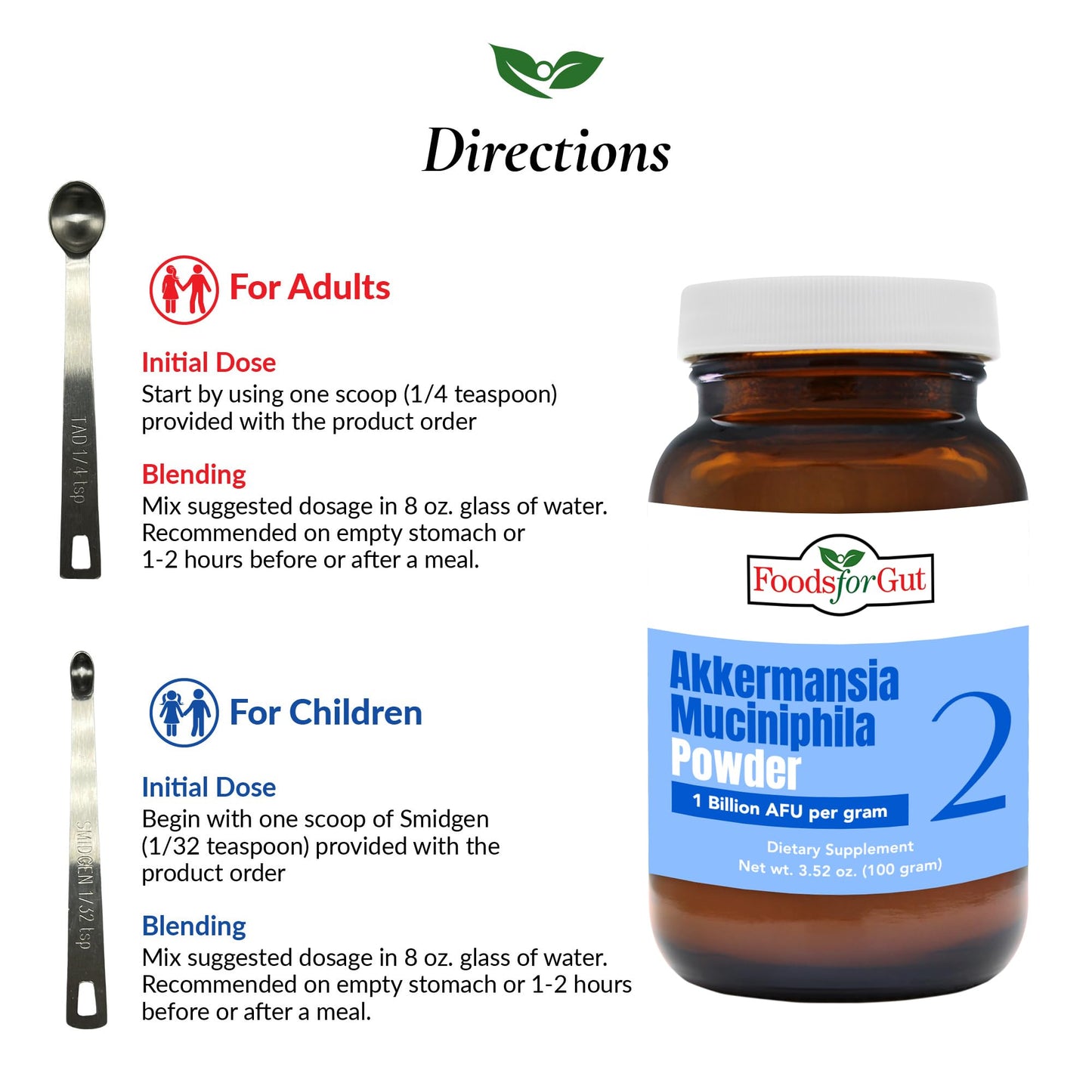 Foods For Gut Akkermansia Muciniphila Powder 1 Billion AFU/g, 100 Gram
