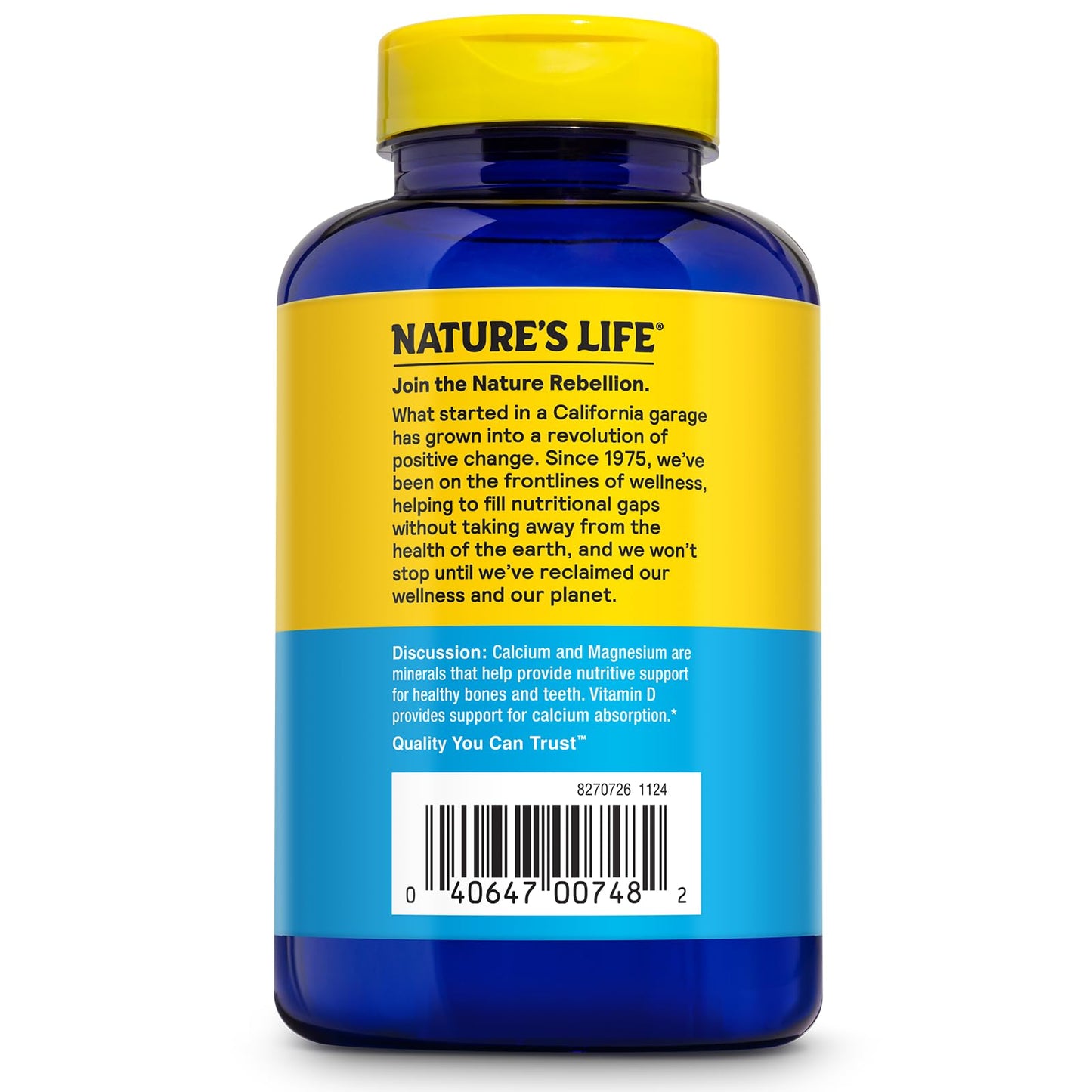 Nature's Life Calcium Citrate & Calcium Malate, 120 Tablets