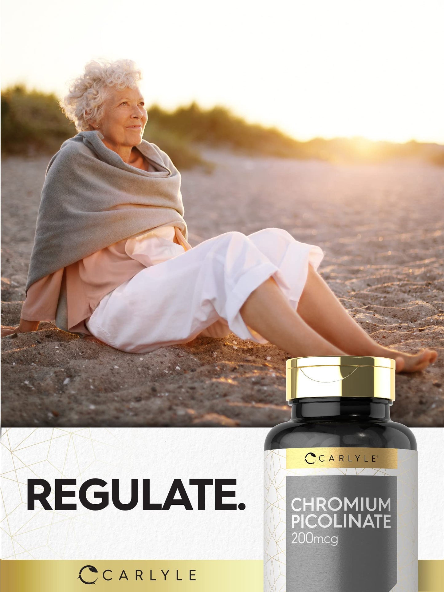 Carlyle Chromium Picolinate 200mcg Tablet, 250 Count