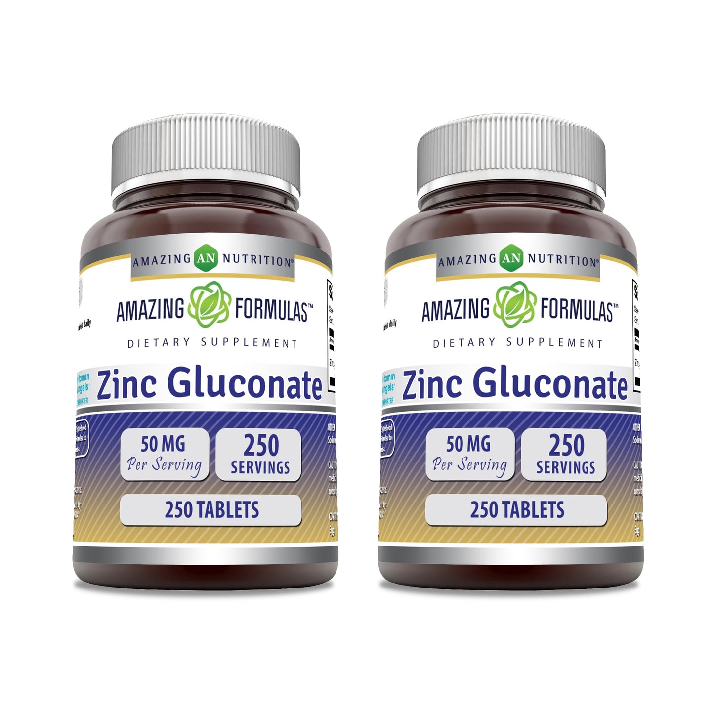 Amazing Nutrition Zinc Gluconate Supplement, 500 Tablets
