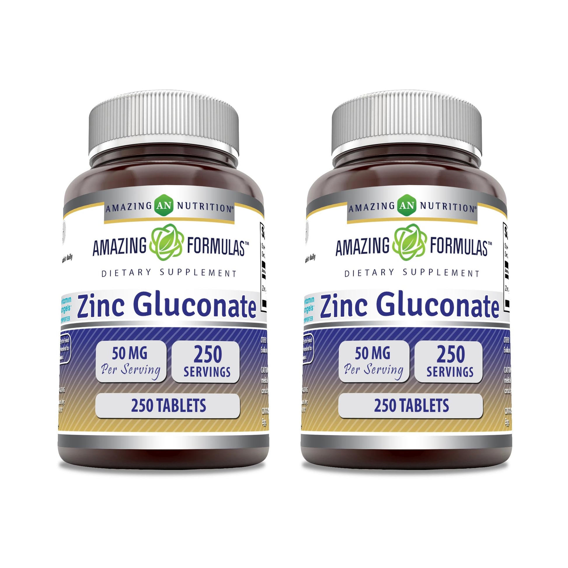 Amazing Nutrition Zinc Gluconate Supplement, 500 Tablets