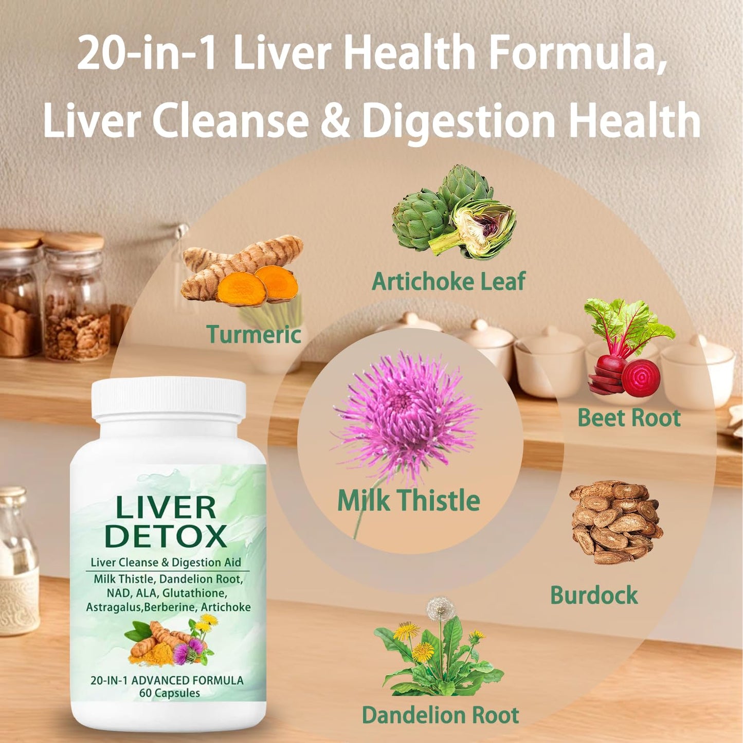 NutraPure Liver+ Advanced, 60 Capsules