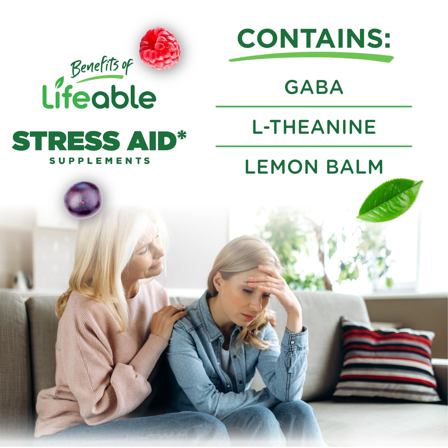 Lifeable Stress Aid Gummies for Teens 90 Count