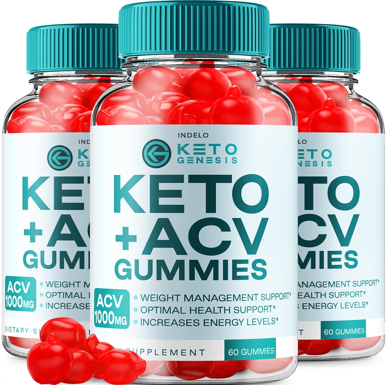 Indelo Keto Genesis ACV Gummies 180 Gummies