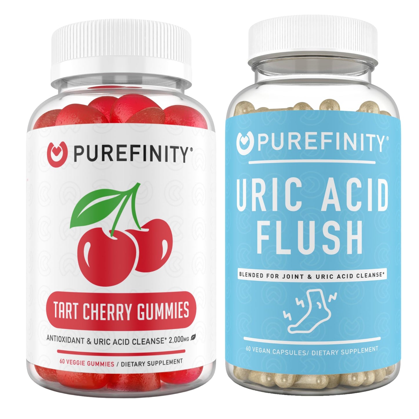 PUREFINITY Uric Acid Flush & Cleanse Capsules 120 Capsules