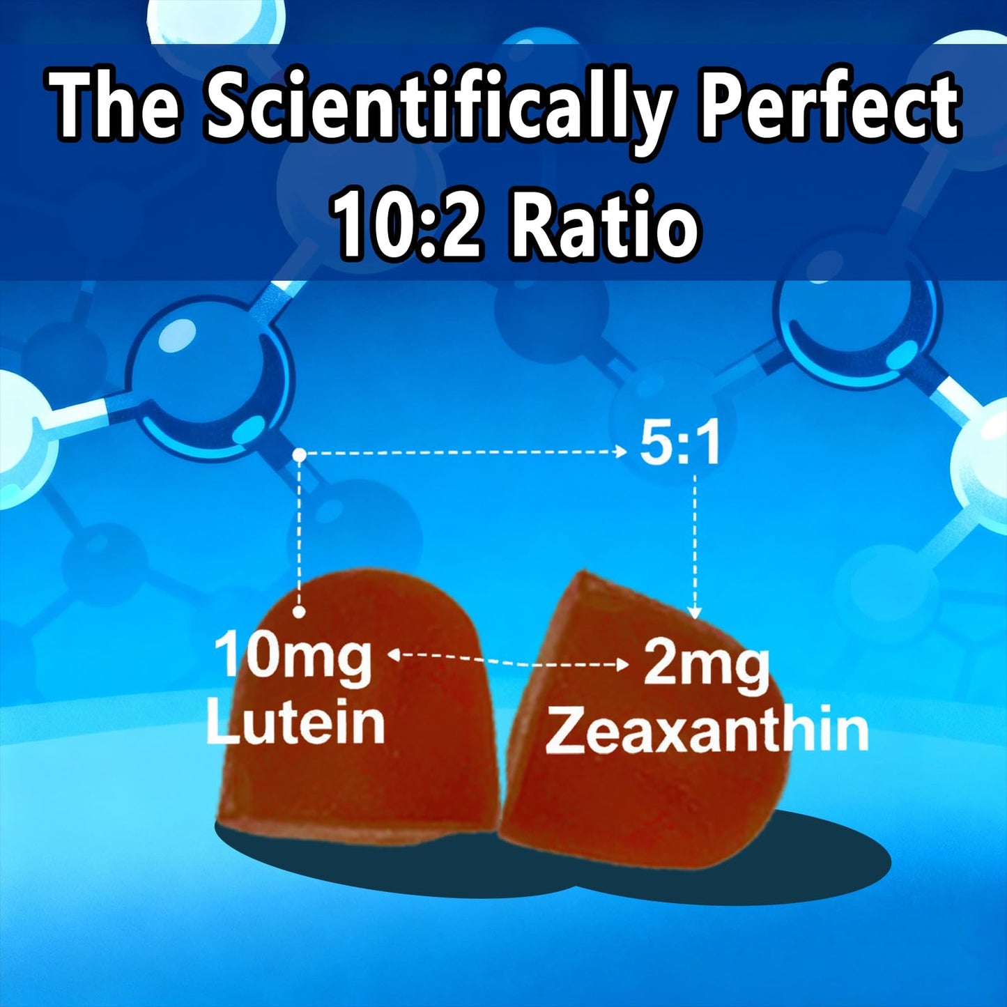 Yalei Lutein and Zeaxanthin Gummies 60 Count