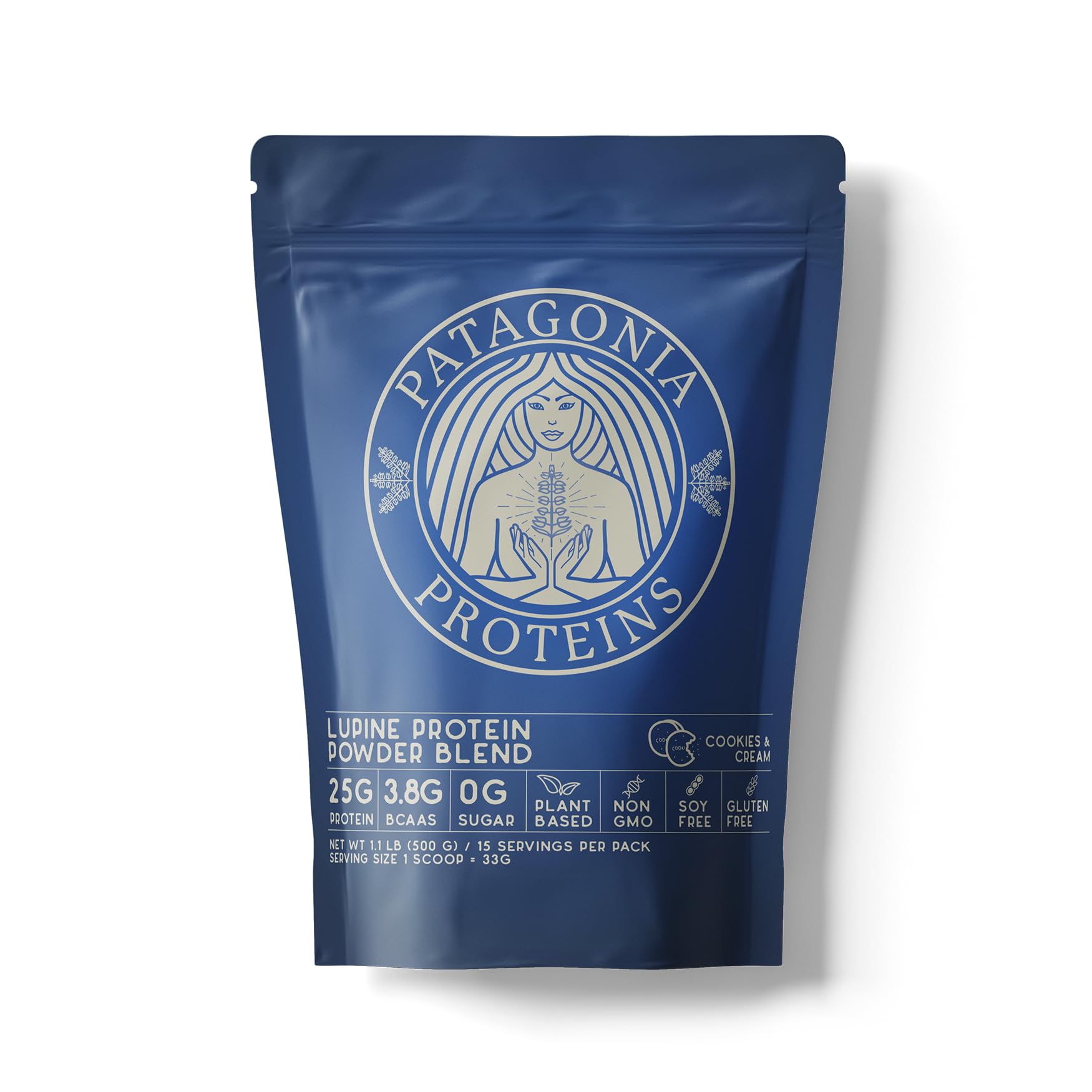 Patagonia Proteins Vegan Protein Powder Cookies & Cream, 1.1 lb