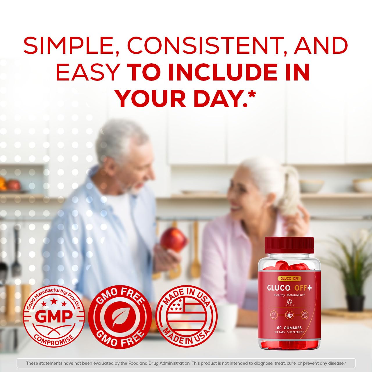 OVICIA Gluco Off 60 Gummies