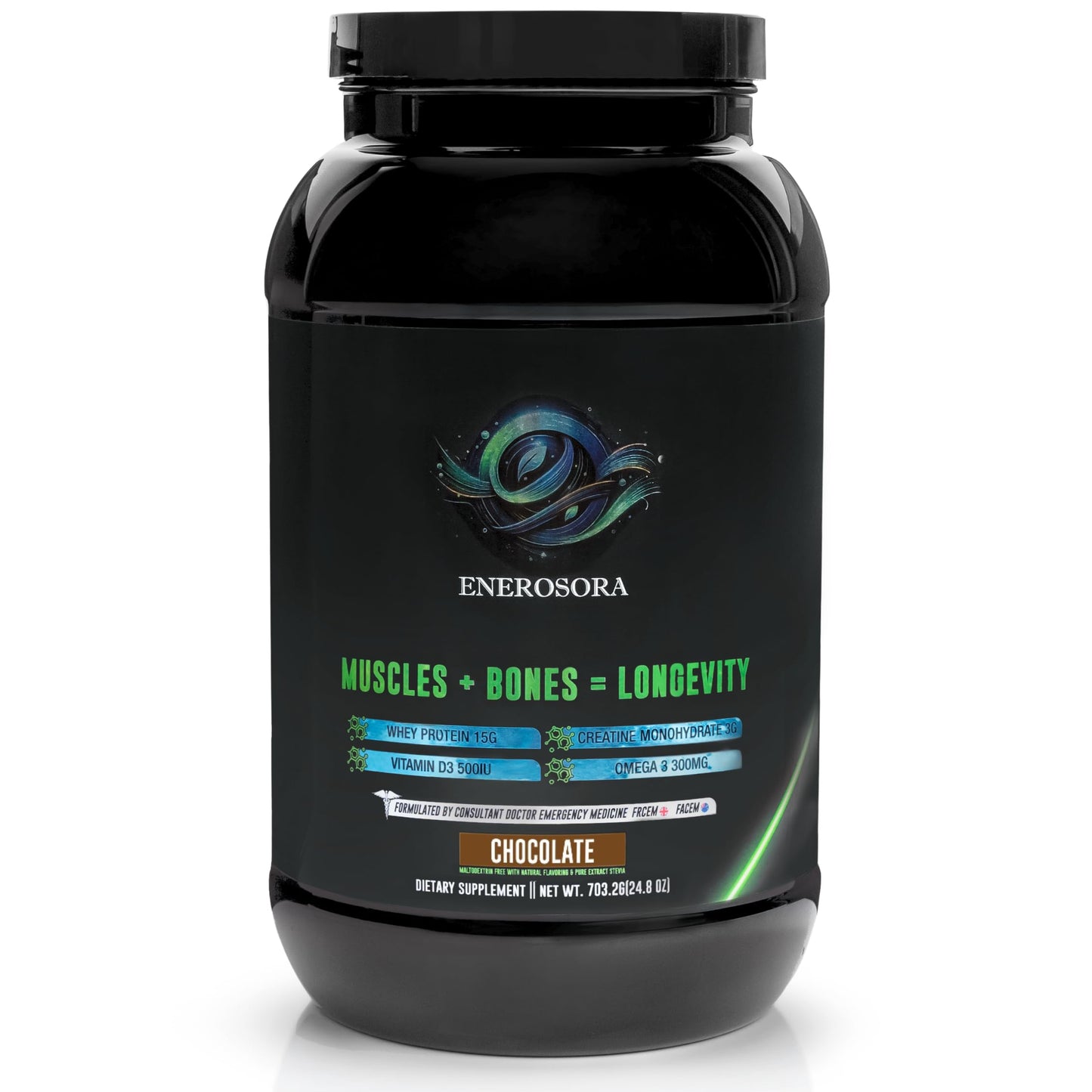 ENEROSORA Plant-Based Muscle Builder Powder 30 Servings