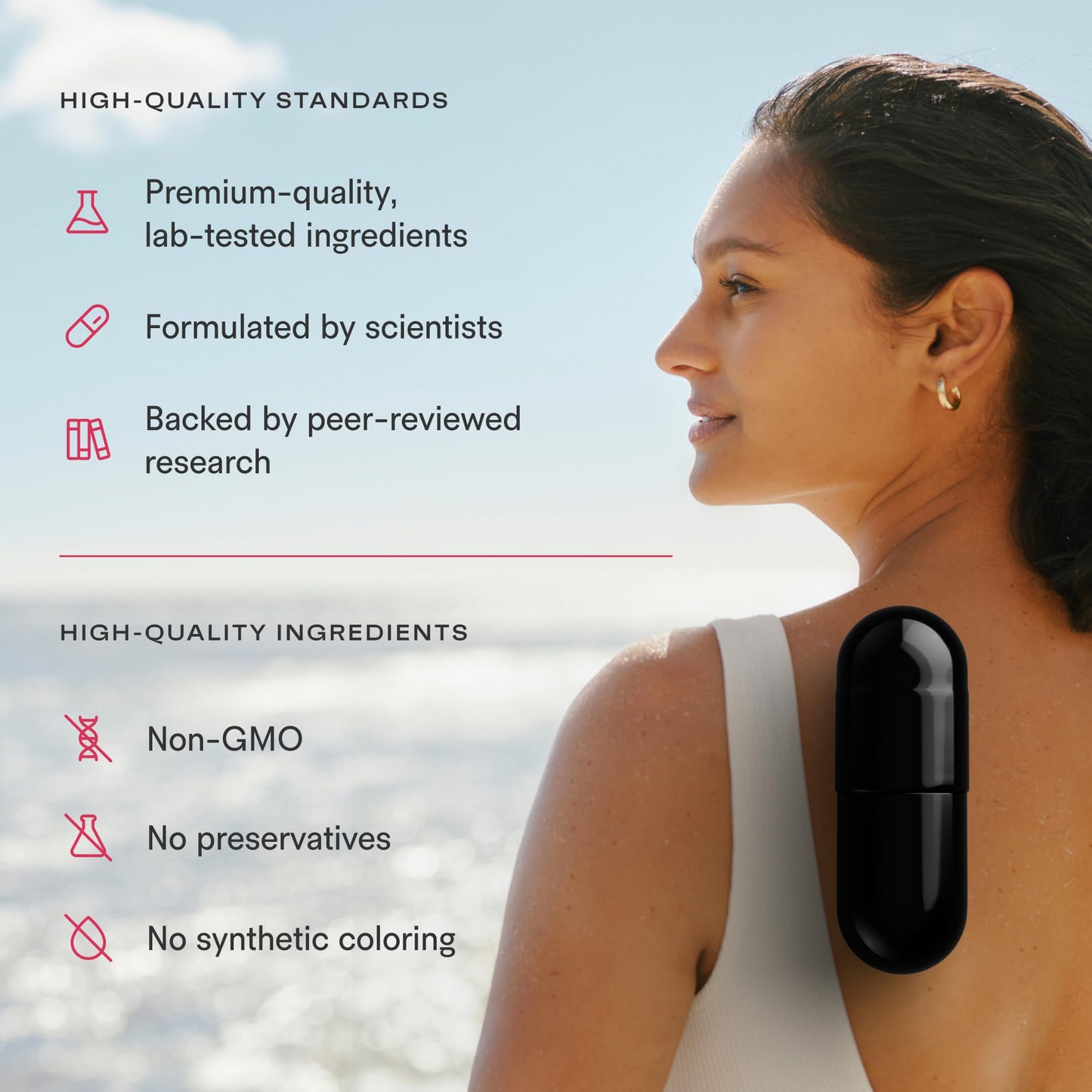 Tally Health NAD+ Supplement with Niacinamide Capsule 60 Count