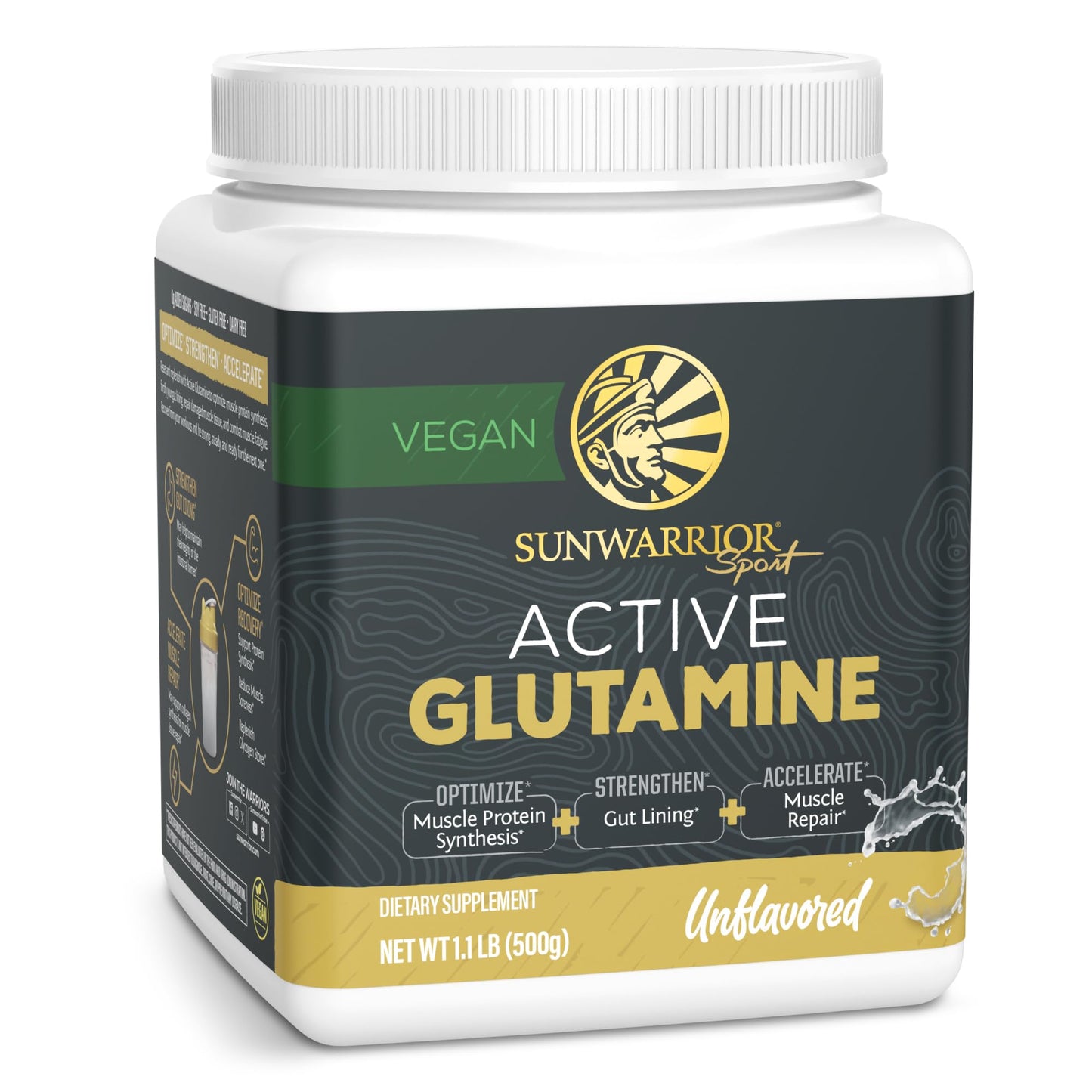 Sunwarrior L-Glutamine Powder 17.6 oz