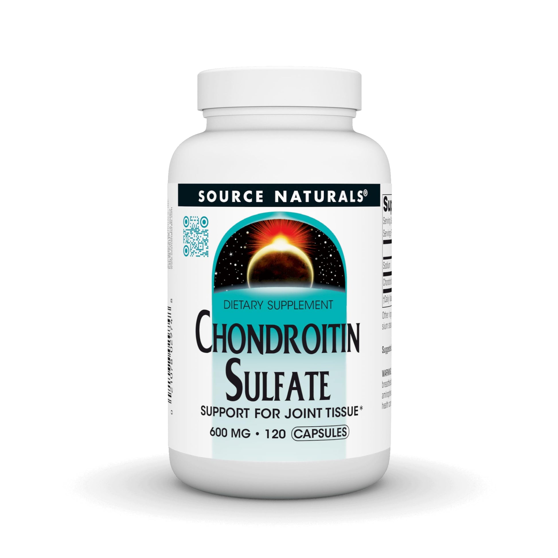 Source Naturals Chondroitin Sulfate 600 mg Tablet, 120 Tablets