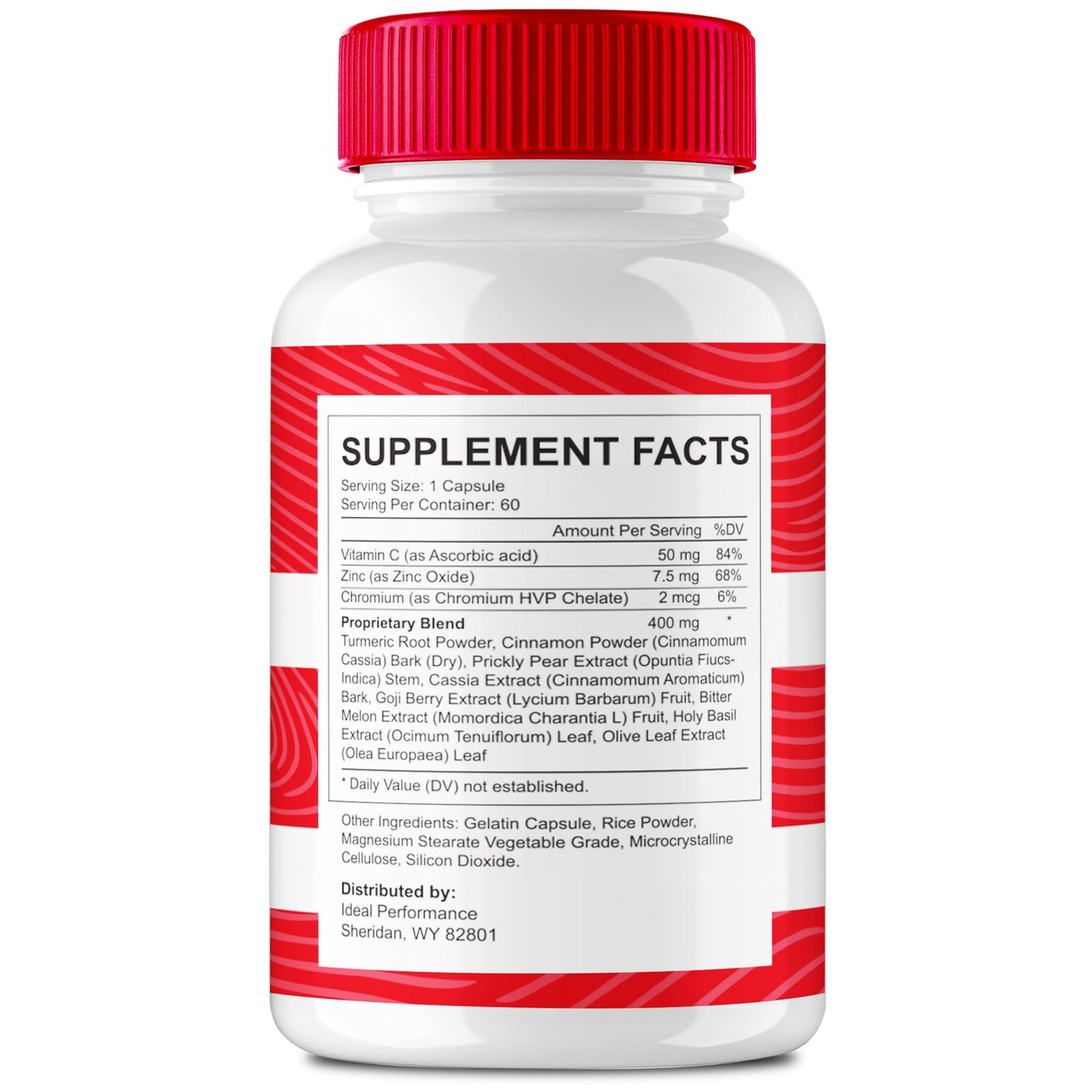 IDEAL PERFORMANCE Glucovix Capsules, 120 Count