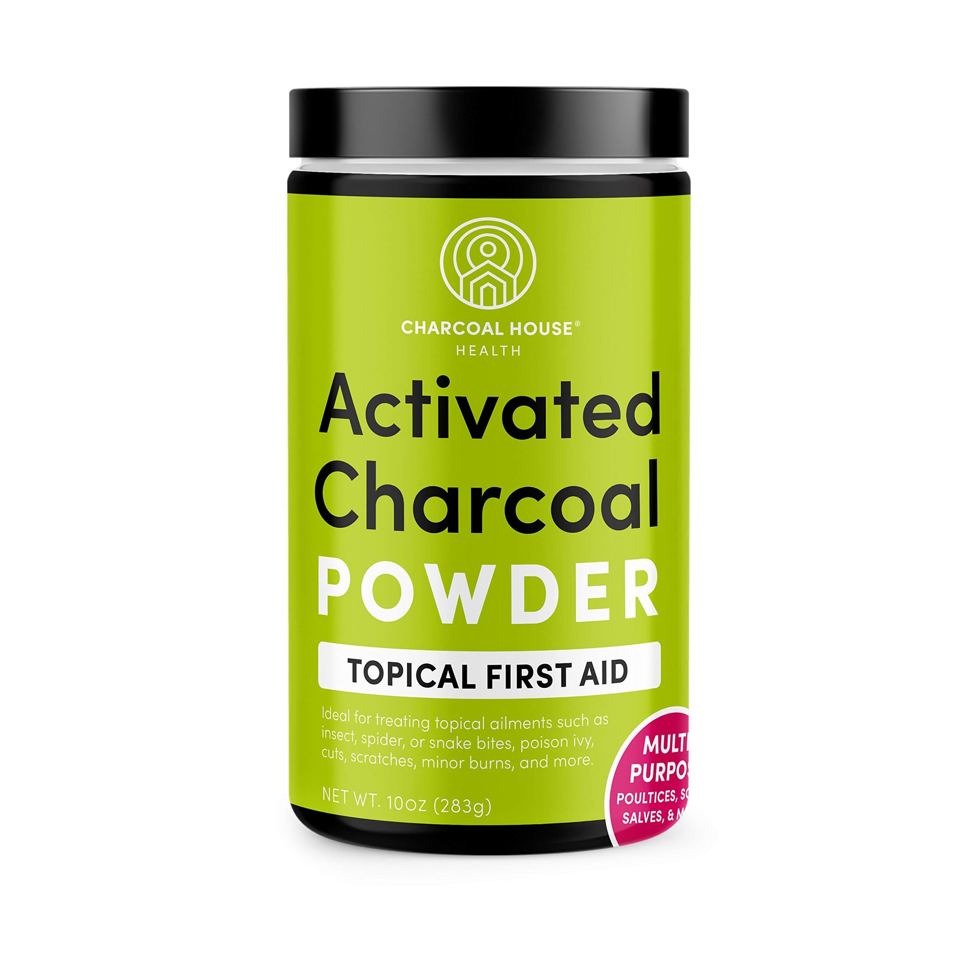 Charcoal House Hardwood Activated Charcoal Powder, 10 oz