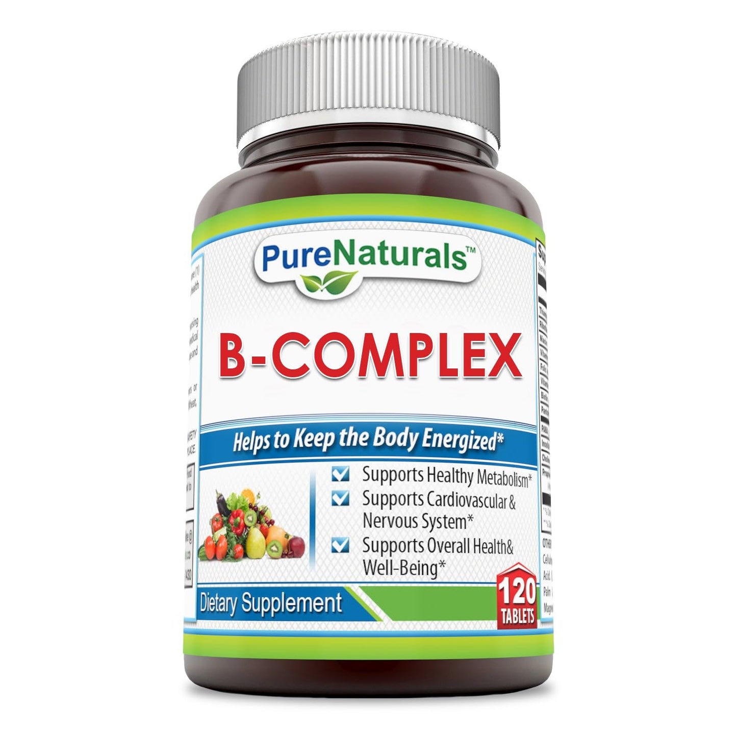 Pure Naturals B-100 Tablet, 120 Count