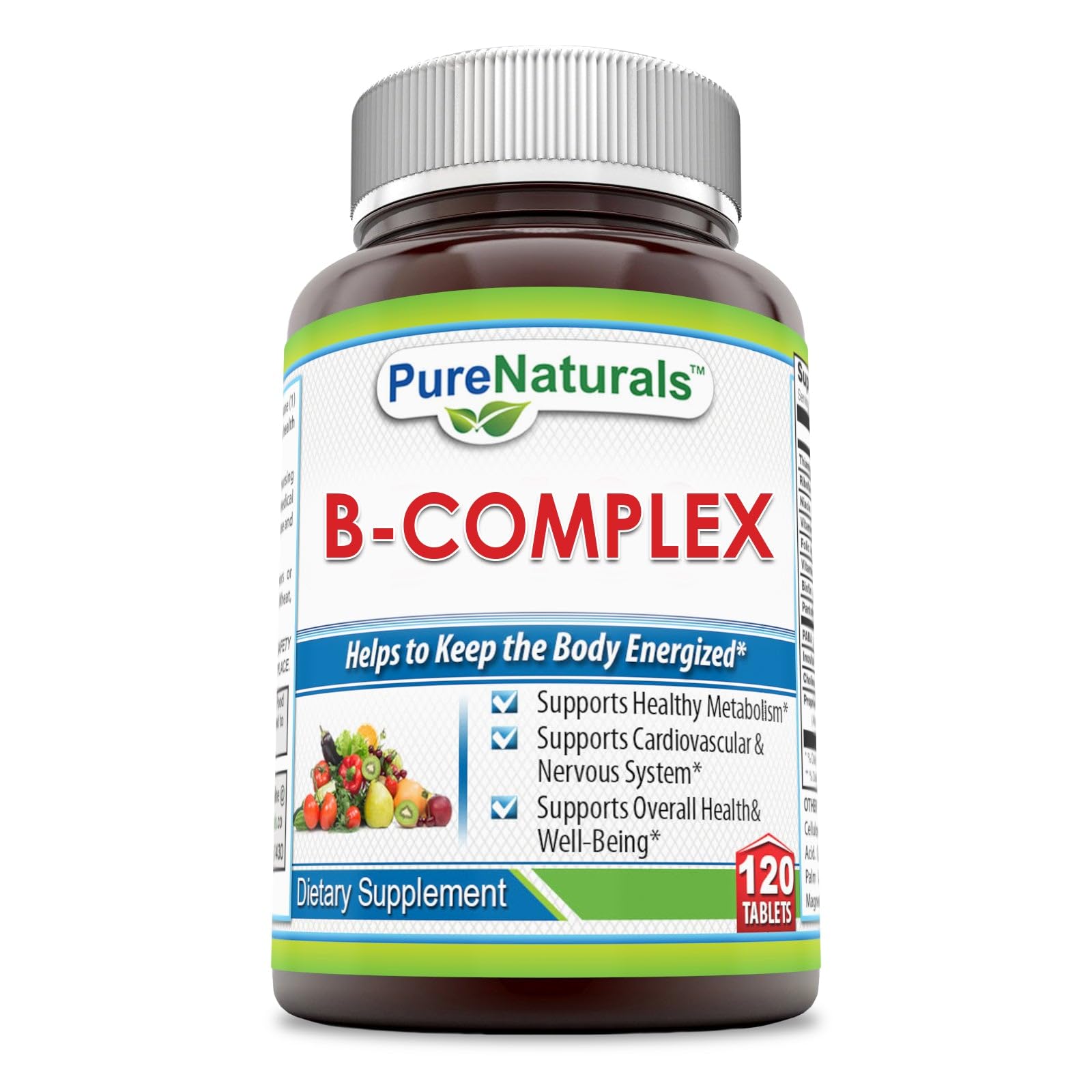 Pure Naturals B-100 Tablet, 120 Count