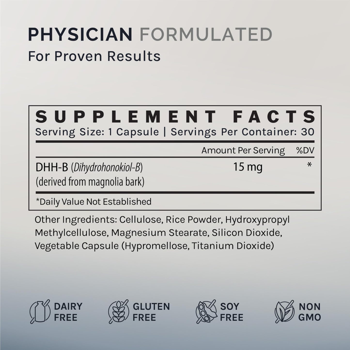 InfiniWell DHH-B Max 15mg DHH-B Mood Support Capsule, 30 Count