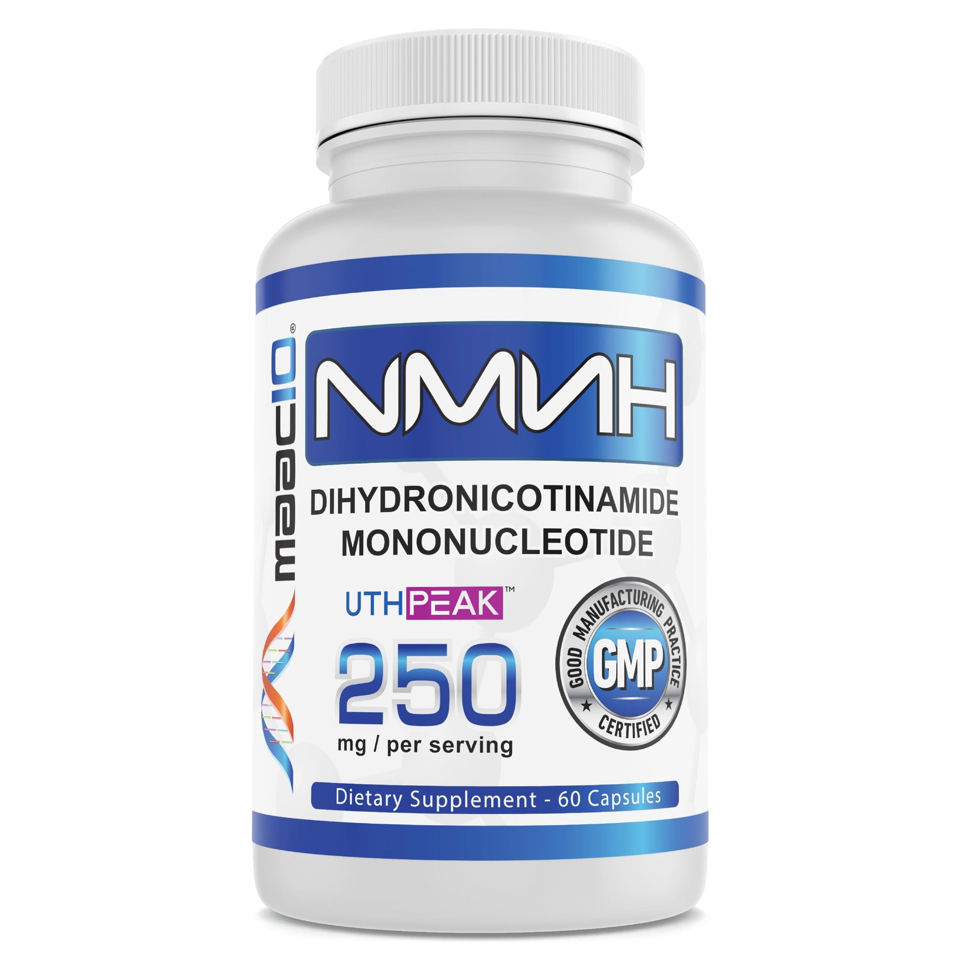 MAAC10 NMNH (NMN Supplement Alternative) 250mg Capsule, 60 Count