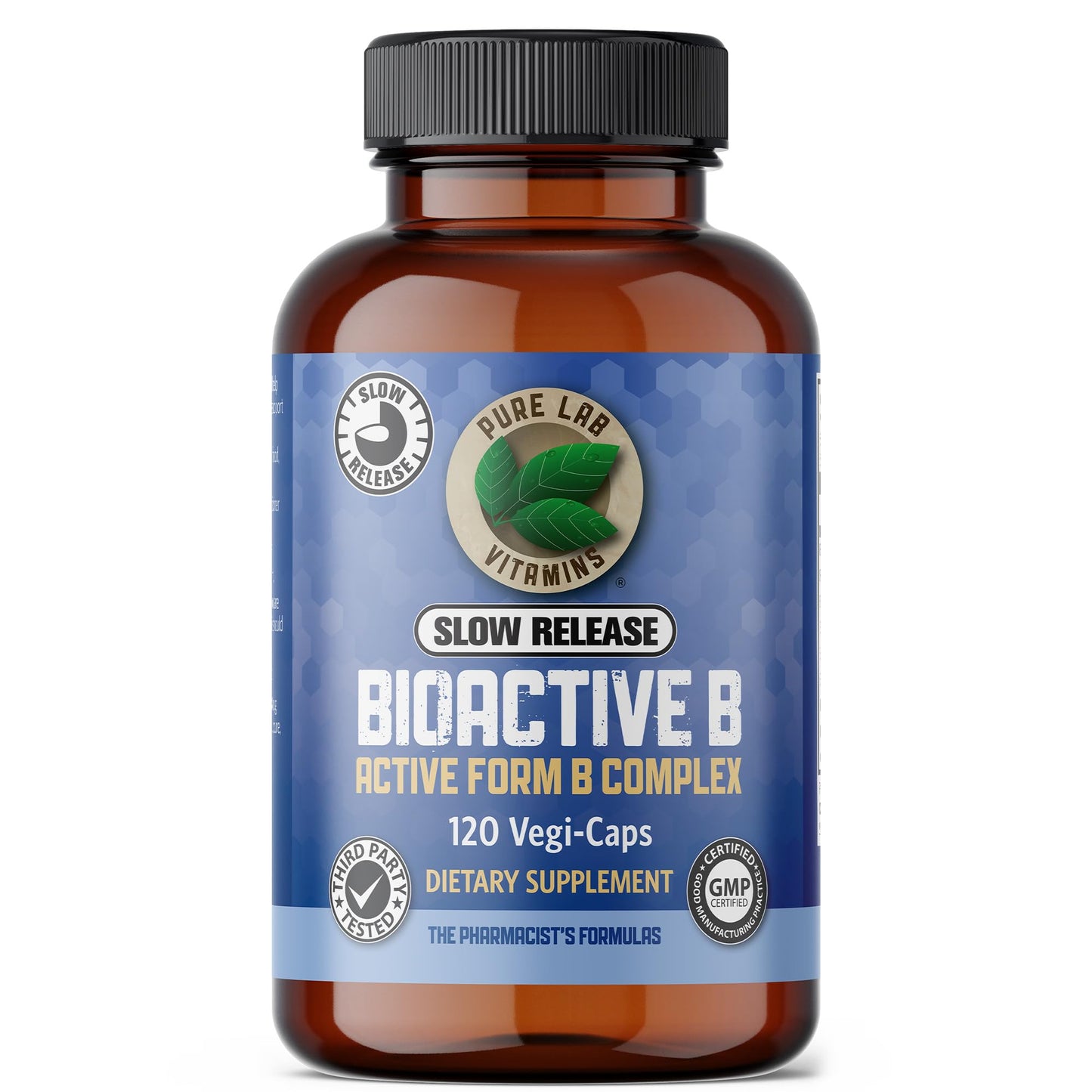 Pure Lab Vitamins BioActive B Complex Slow Release Capsule 120