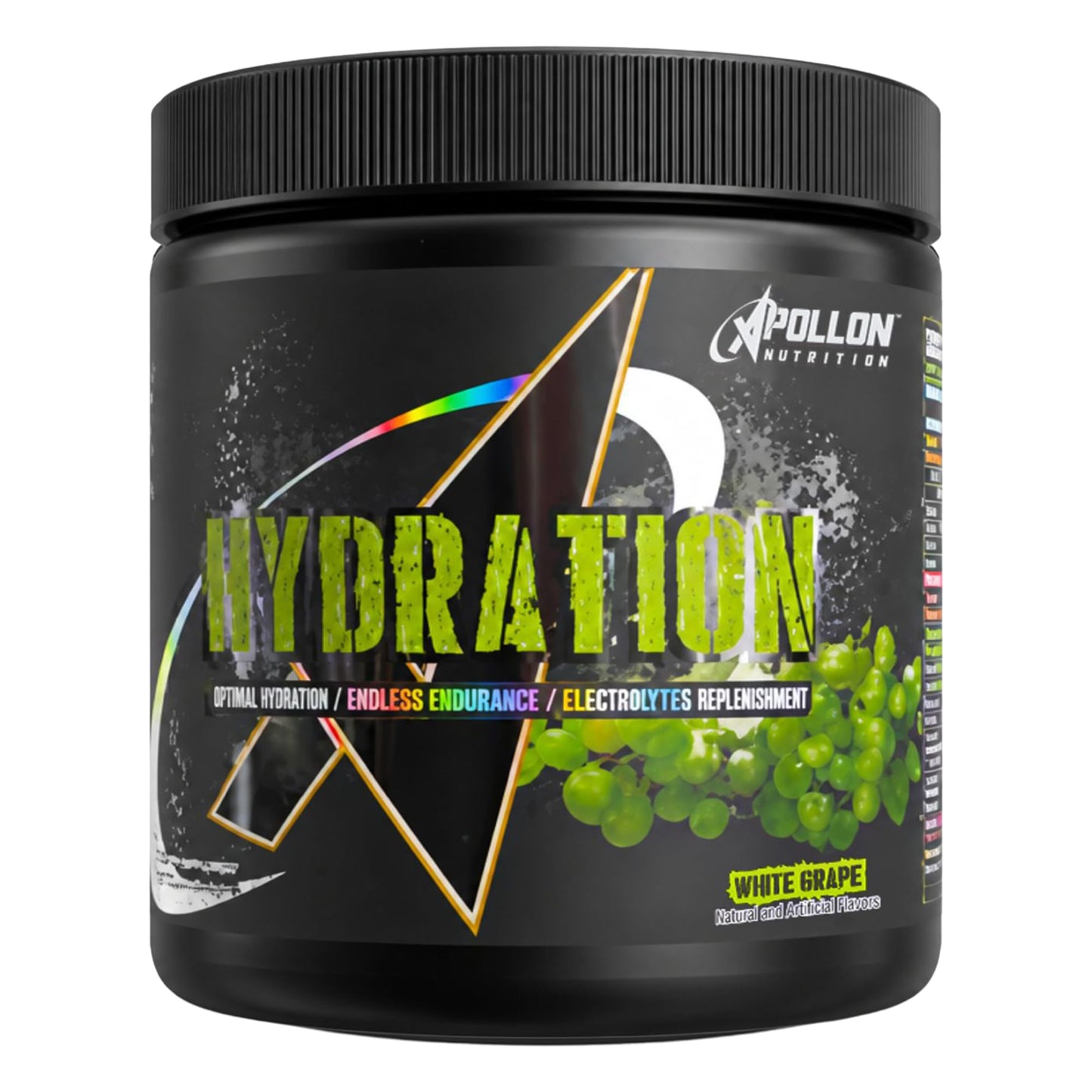 Apollon Nutrition Hydration Electrolytes – Advanced Hydration & Replenishment Drink Powder, 30 Servings, 8.5 oz