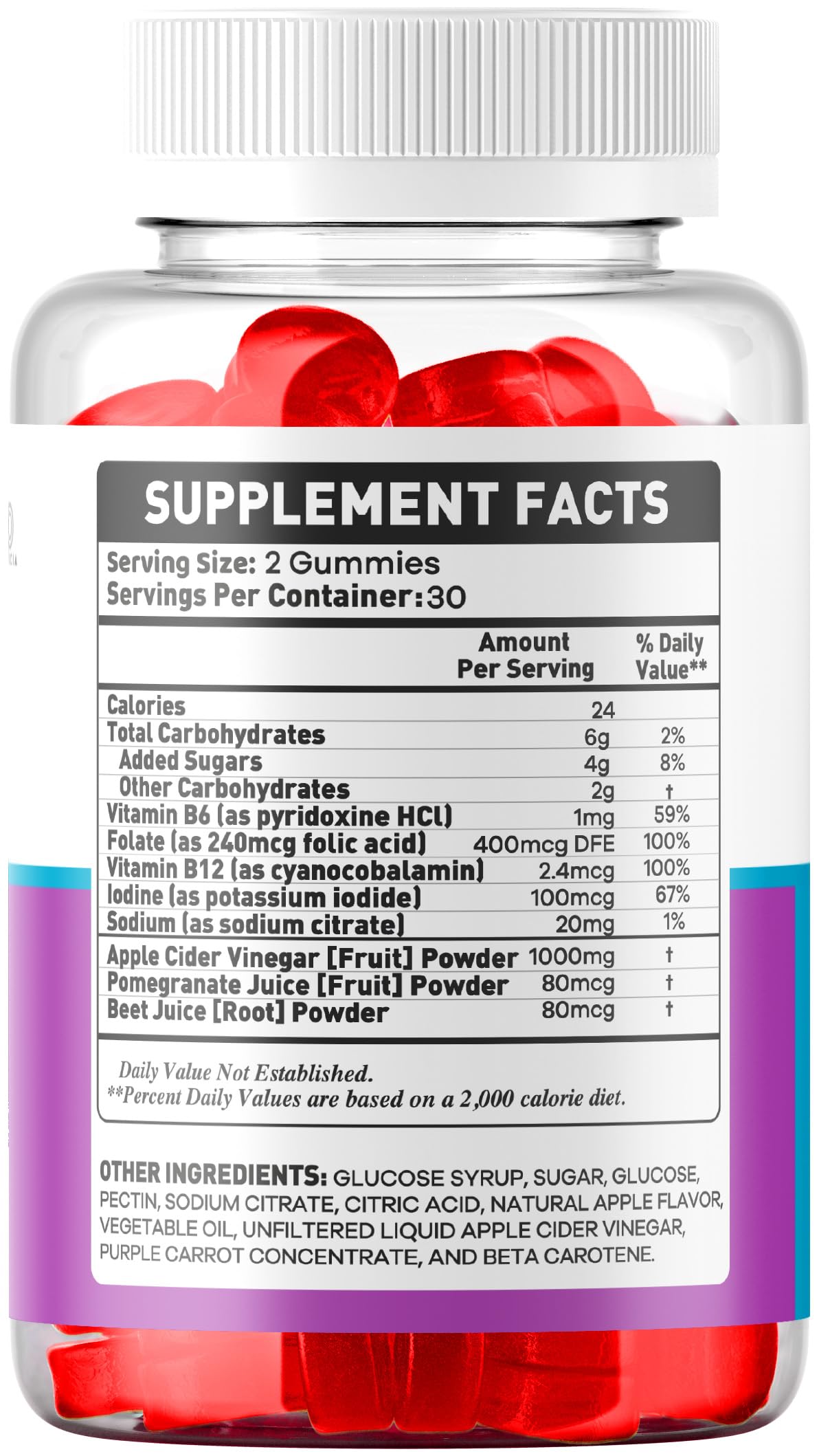 OVICIA Revita Glow Gummies 120 Gummies