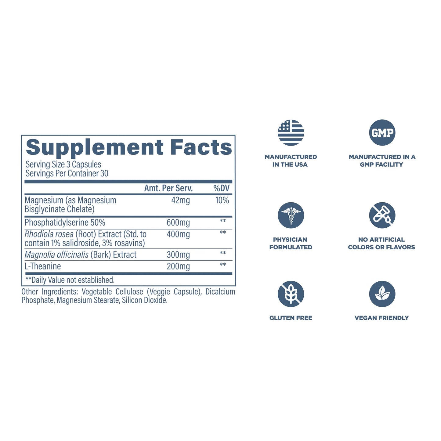 Revive Cortisol Manager Capsules, 90 Count