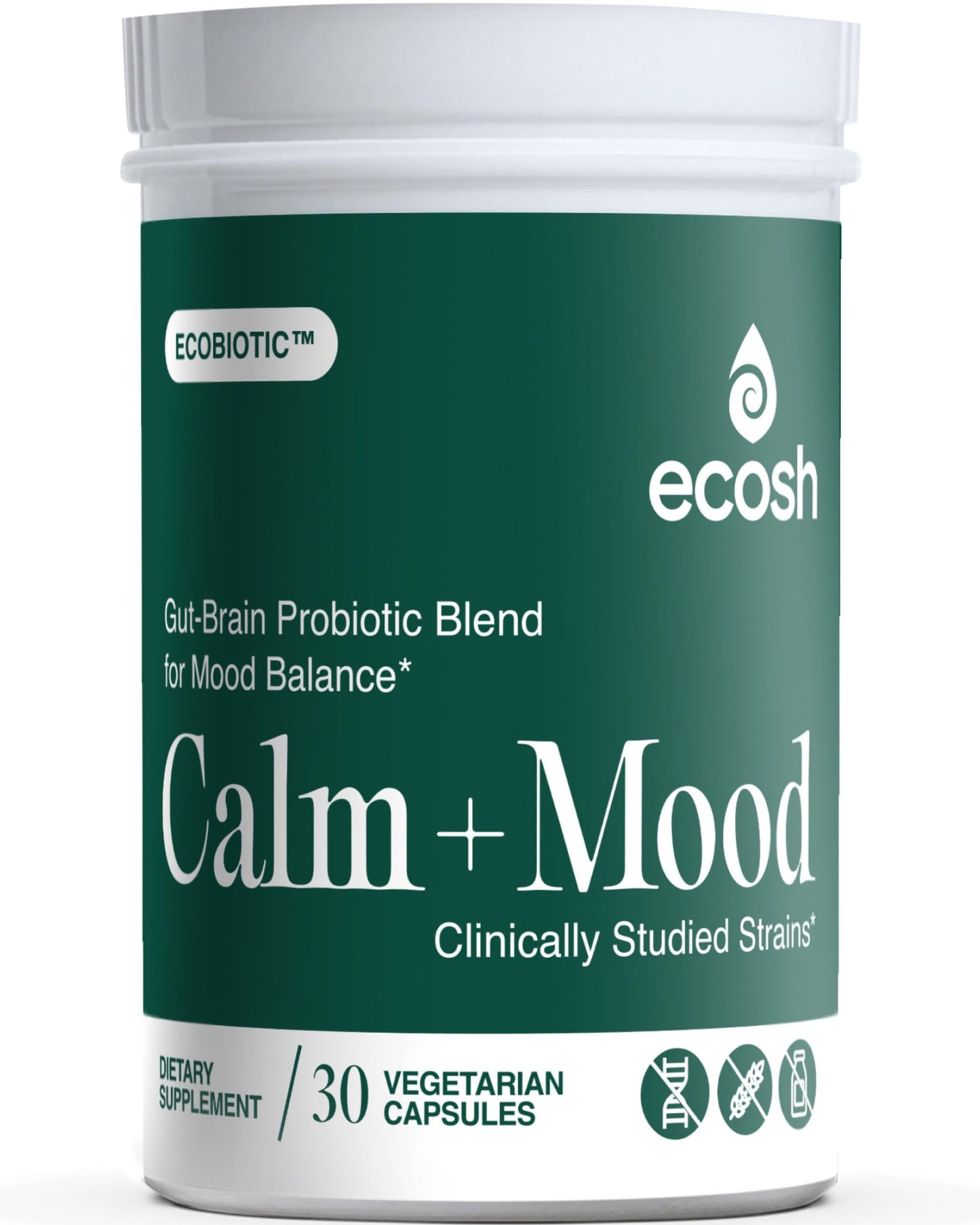 Ecosh Ecobiotic Calm + Mood Probiotic Capsule, 30 Capsules