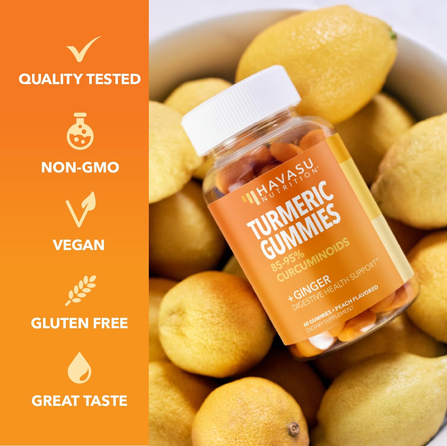 HAVASU NUTRITION Turmeric Gummies 60 Count