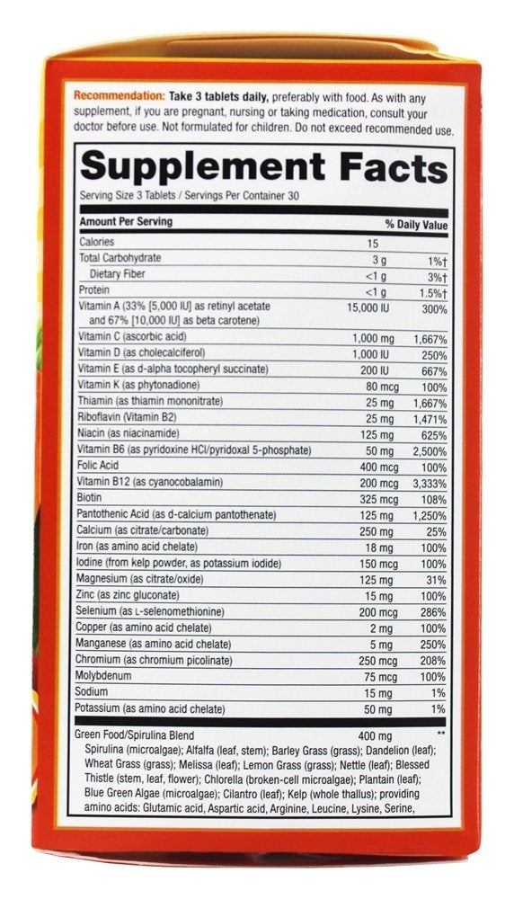 Nature's Way Alive Tablet 90 Tablets