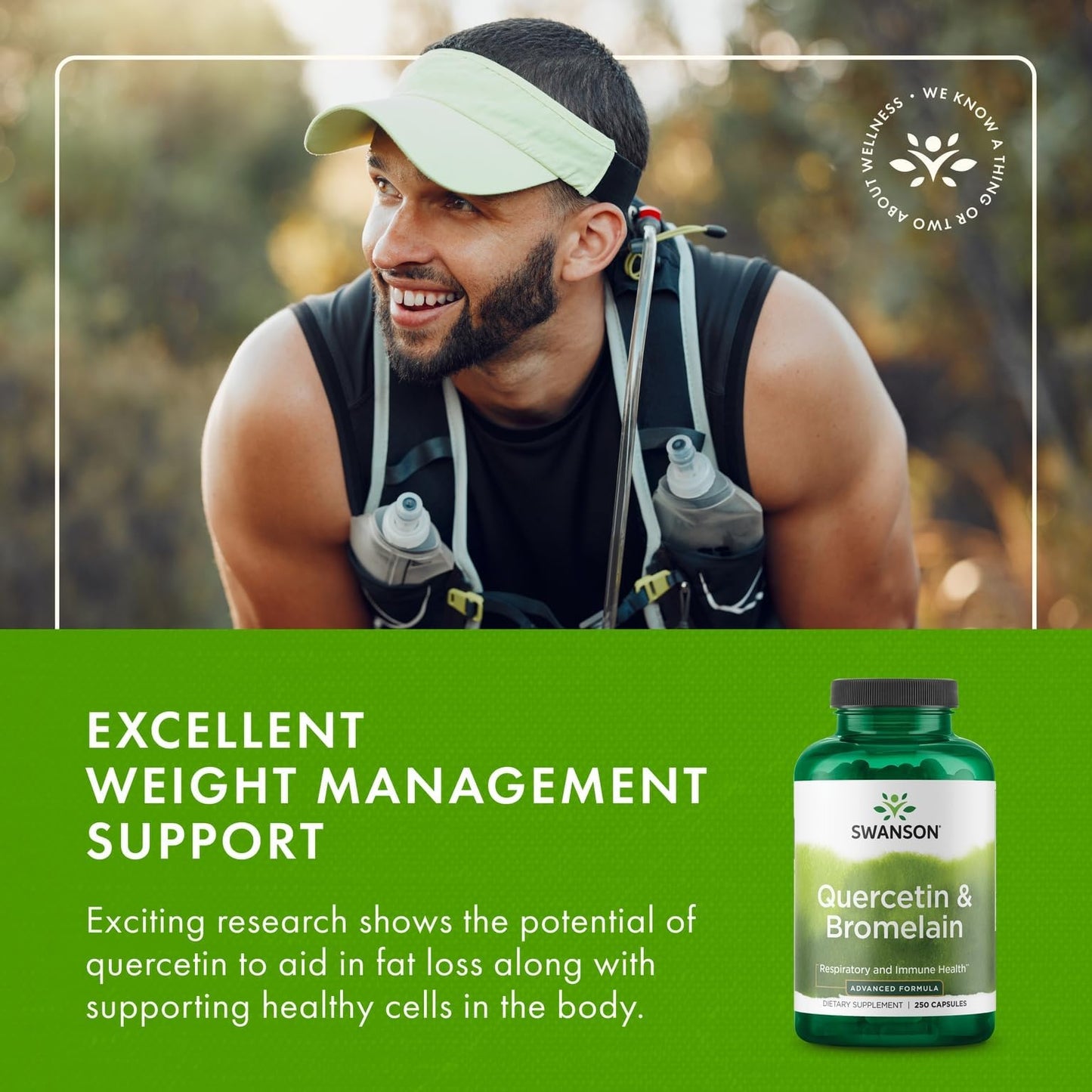 Swanson Quercetin & Bromelain Capsules 500