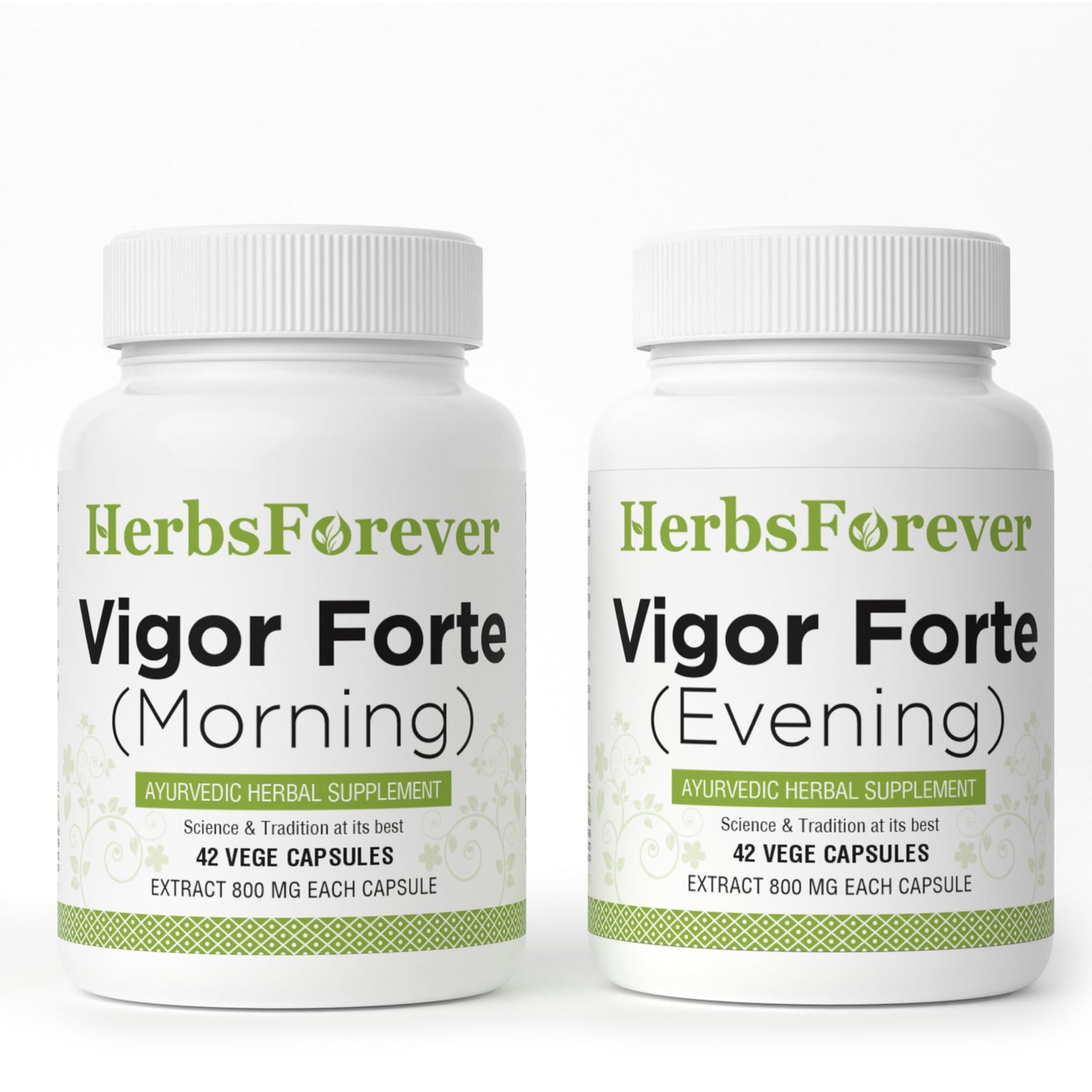 Herbsforever Vigor Health Forte Combo Capsules 84 Count