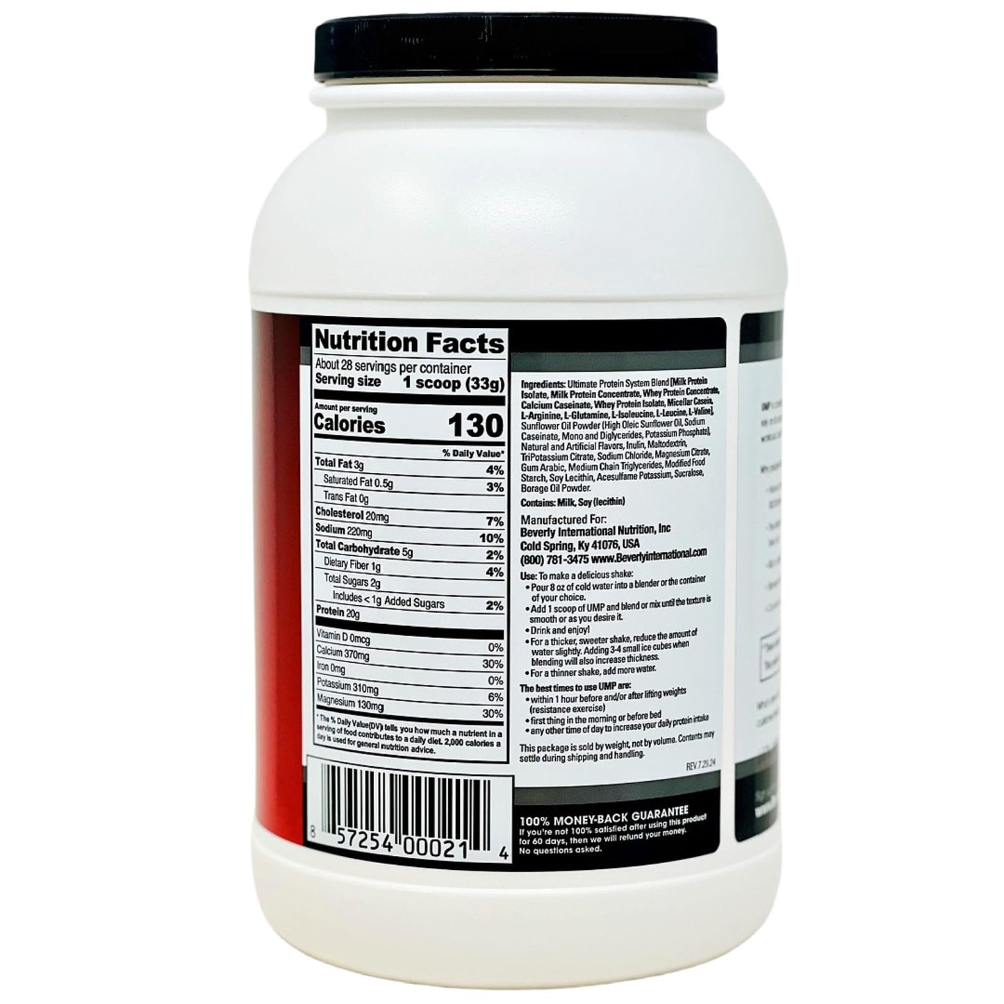 Beverly International UMP Protein Powder Vanilla, 32.8 oz