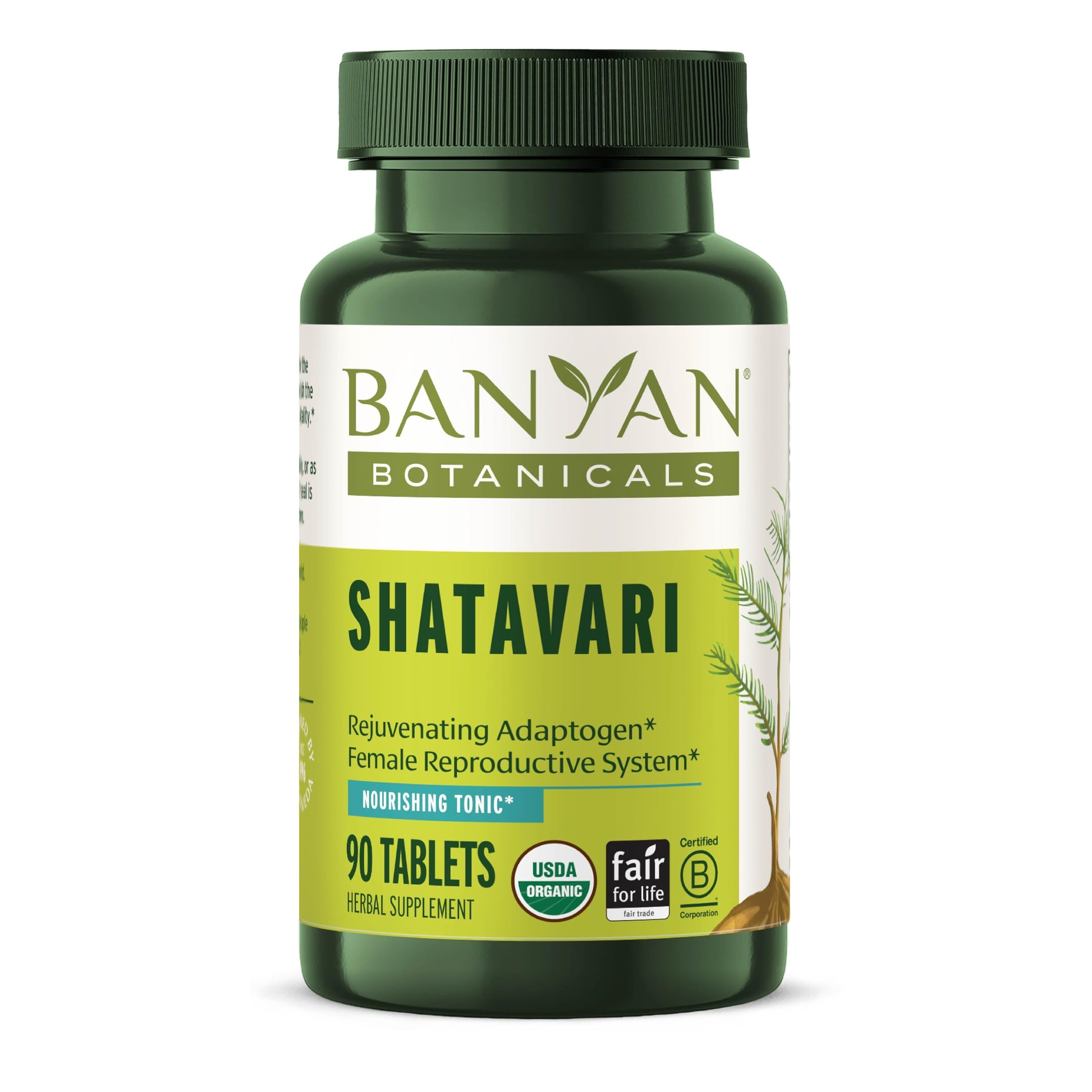 Banyan Botanicals Shatavari Tablets 90 Count