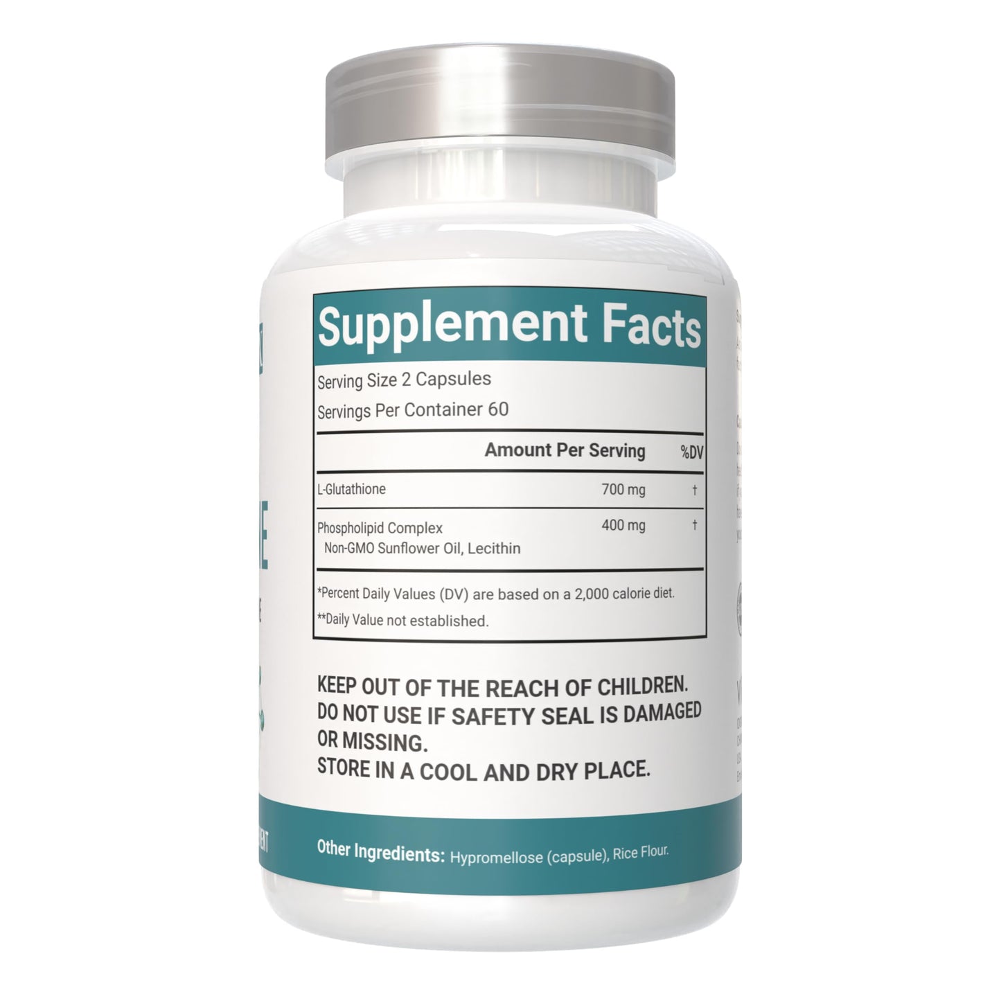 VitaCosmoX Liposomal Glutathione 1110 mg, 240 Capsules