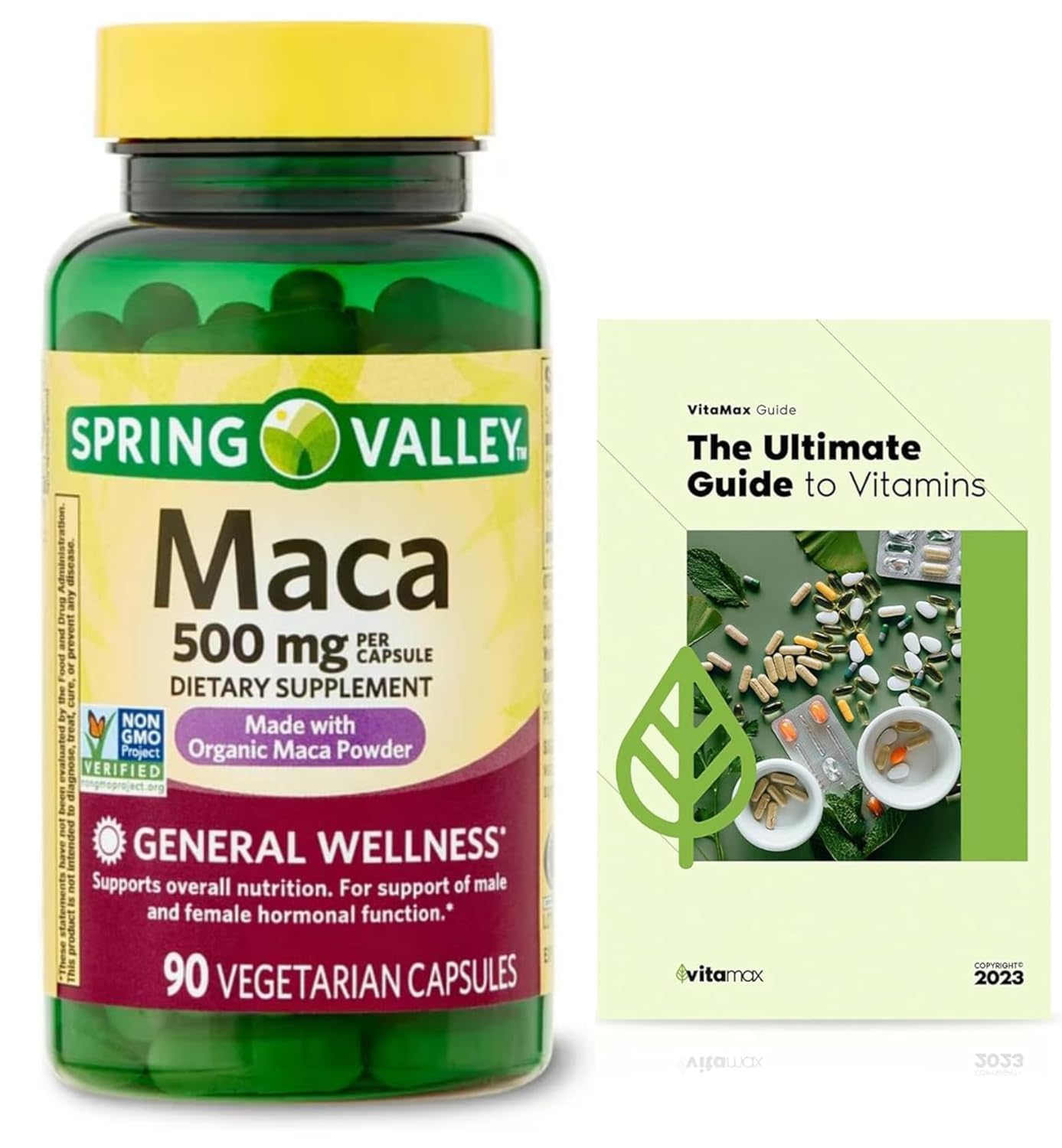 Generic Spring Valley Maca Root 500mg Capsules, 90 Count