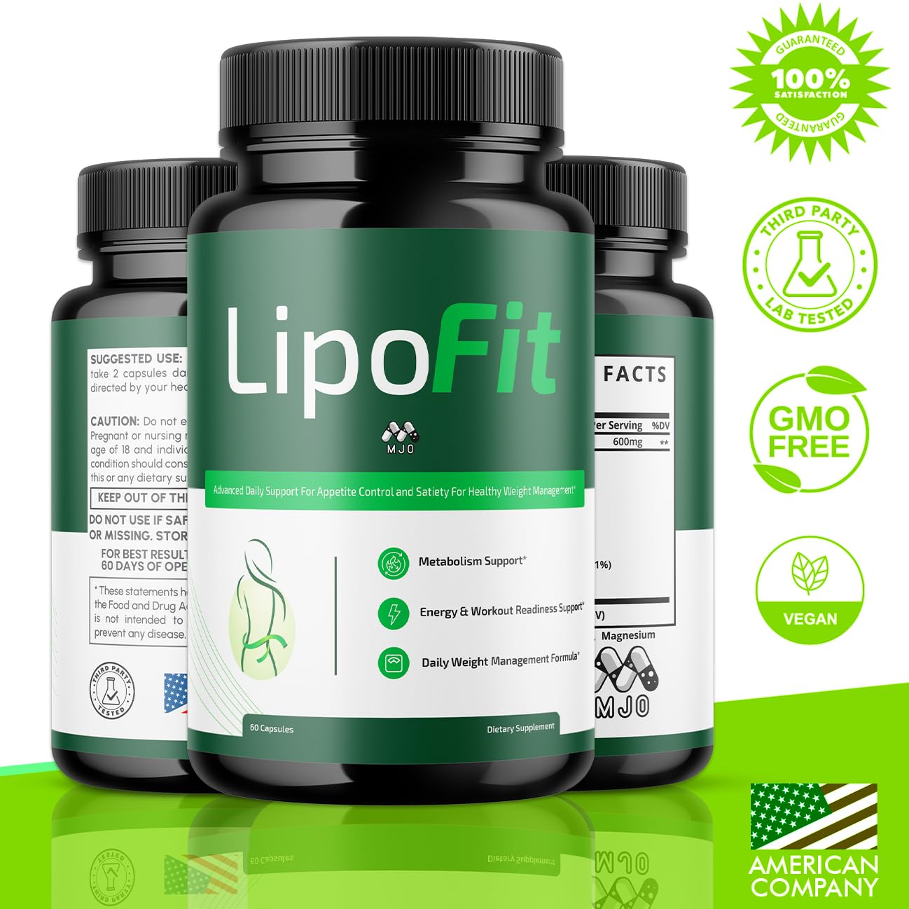 MJO Lipo Fit, 60 Capsules