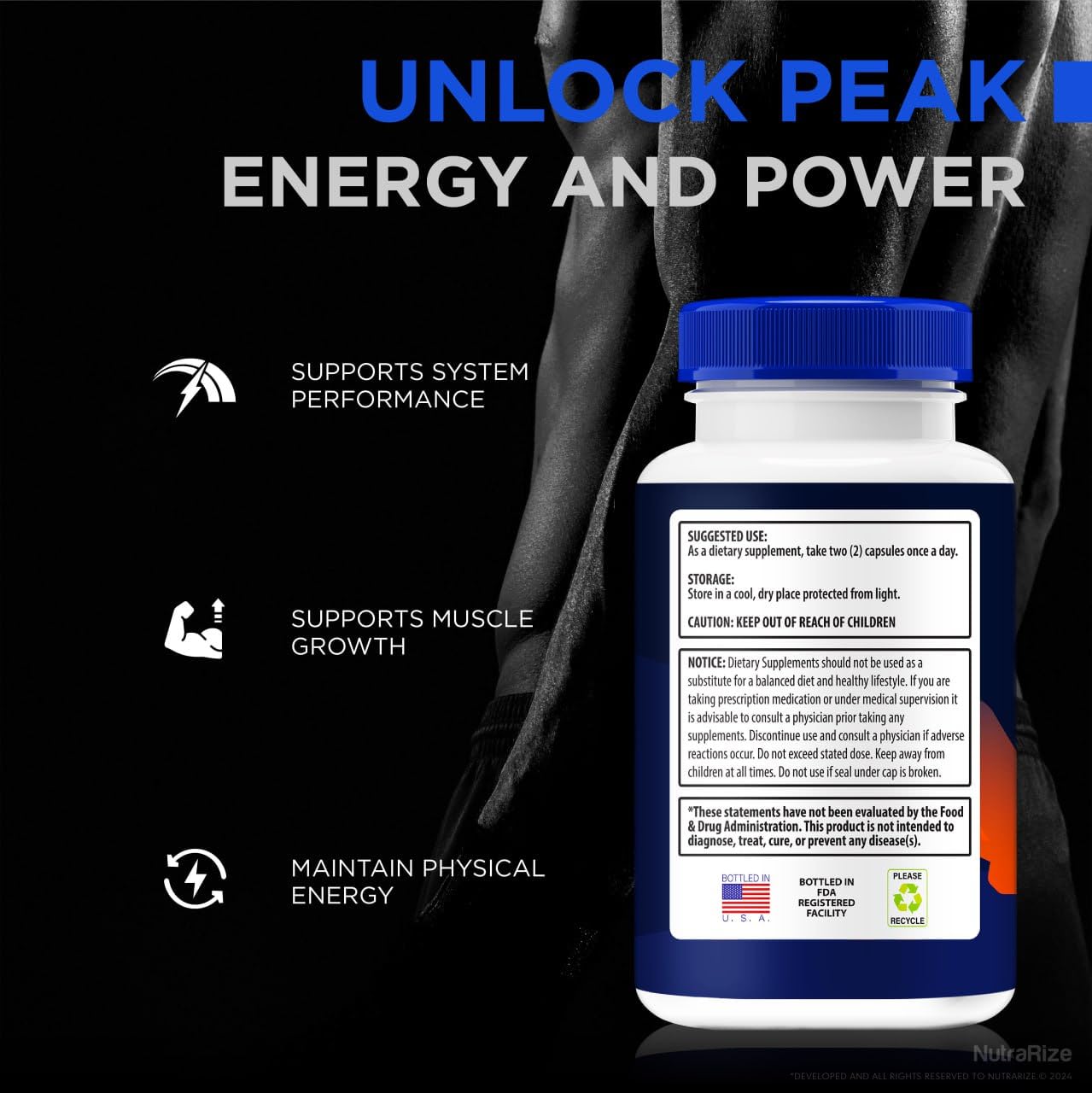 NutraRize VigoSurge Capsules 120 Capsules