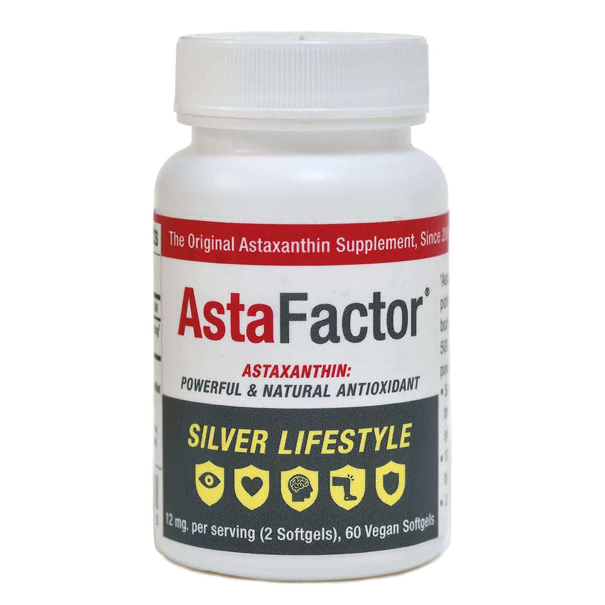 AstaFactor Astaxanthin Supplement Softgels 60