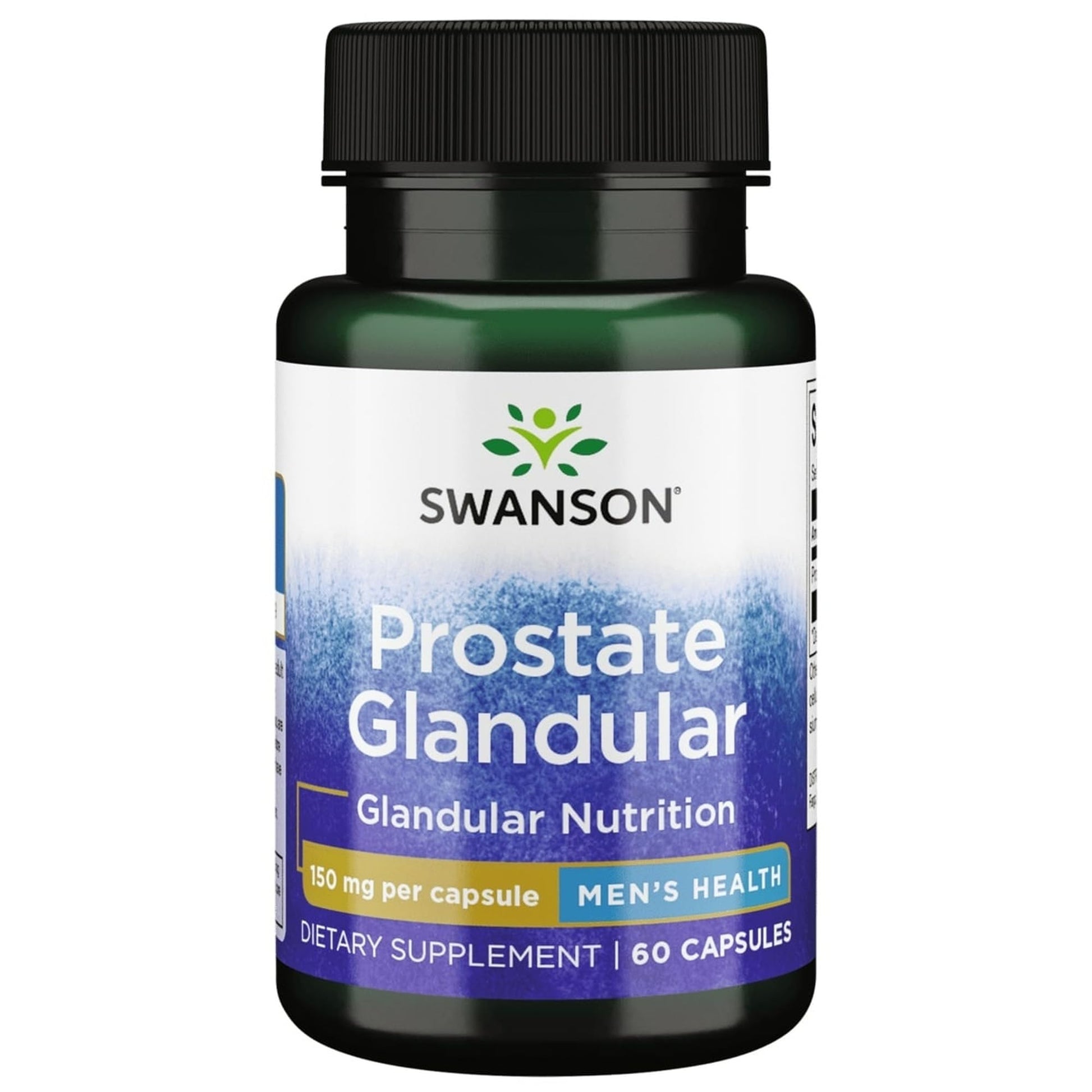 Swanson Raw Prostate Glandular 150 Milligrams 60 Capsules