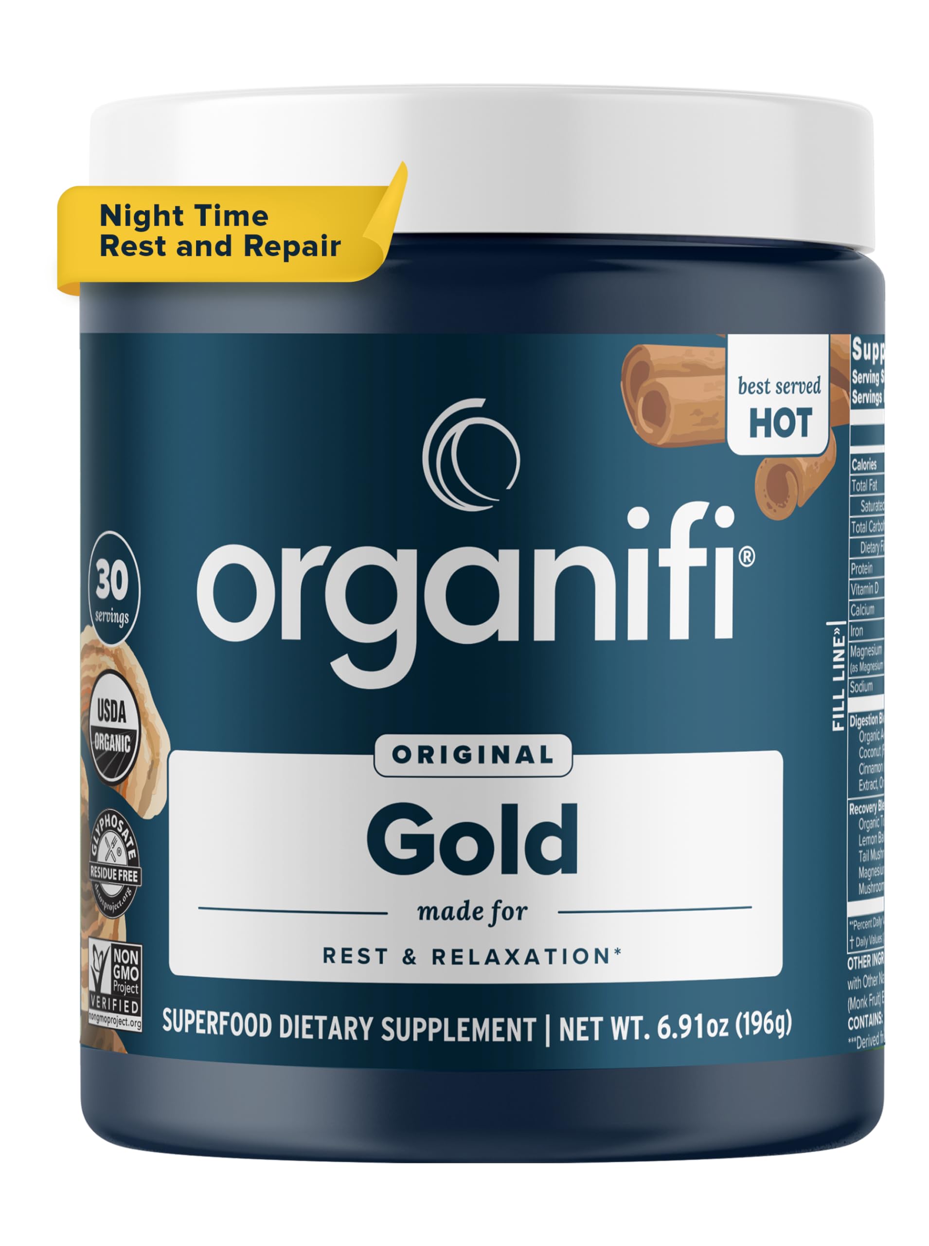 Organifi Gold Superfood Powder 6.98 oz