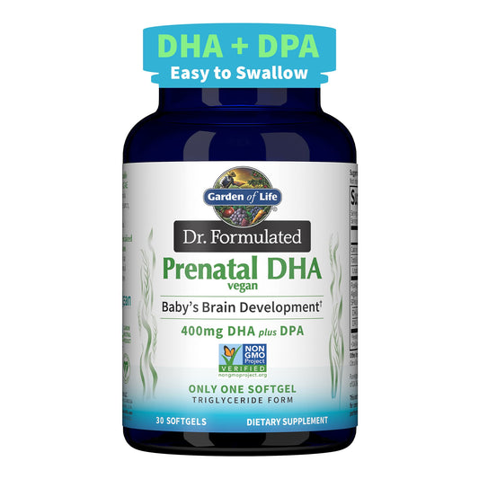 Garden of Life Dr. Formulated Prenatal Vegan DHA Softgels 30 Count