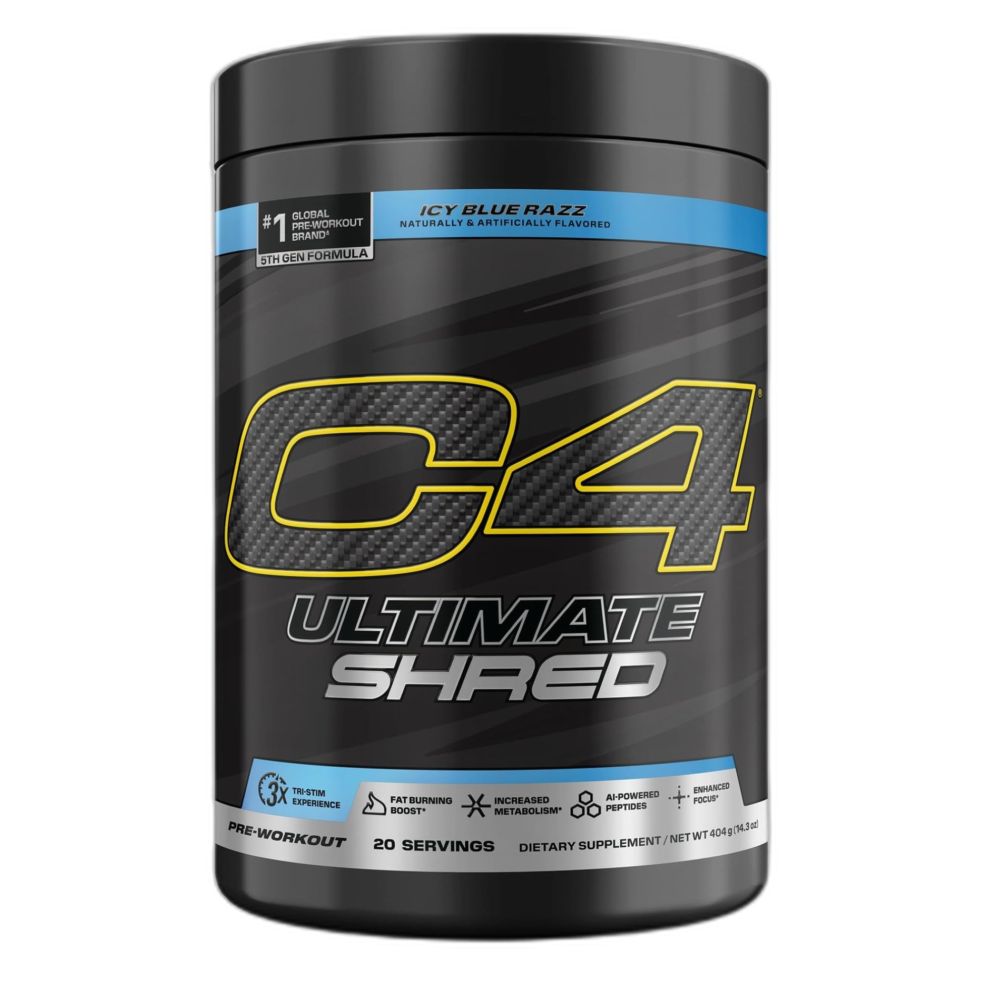 C4 Ultimate Shred Pre Workout Powder 11.1 Ounce
