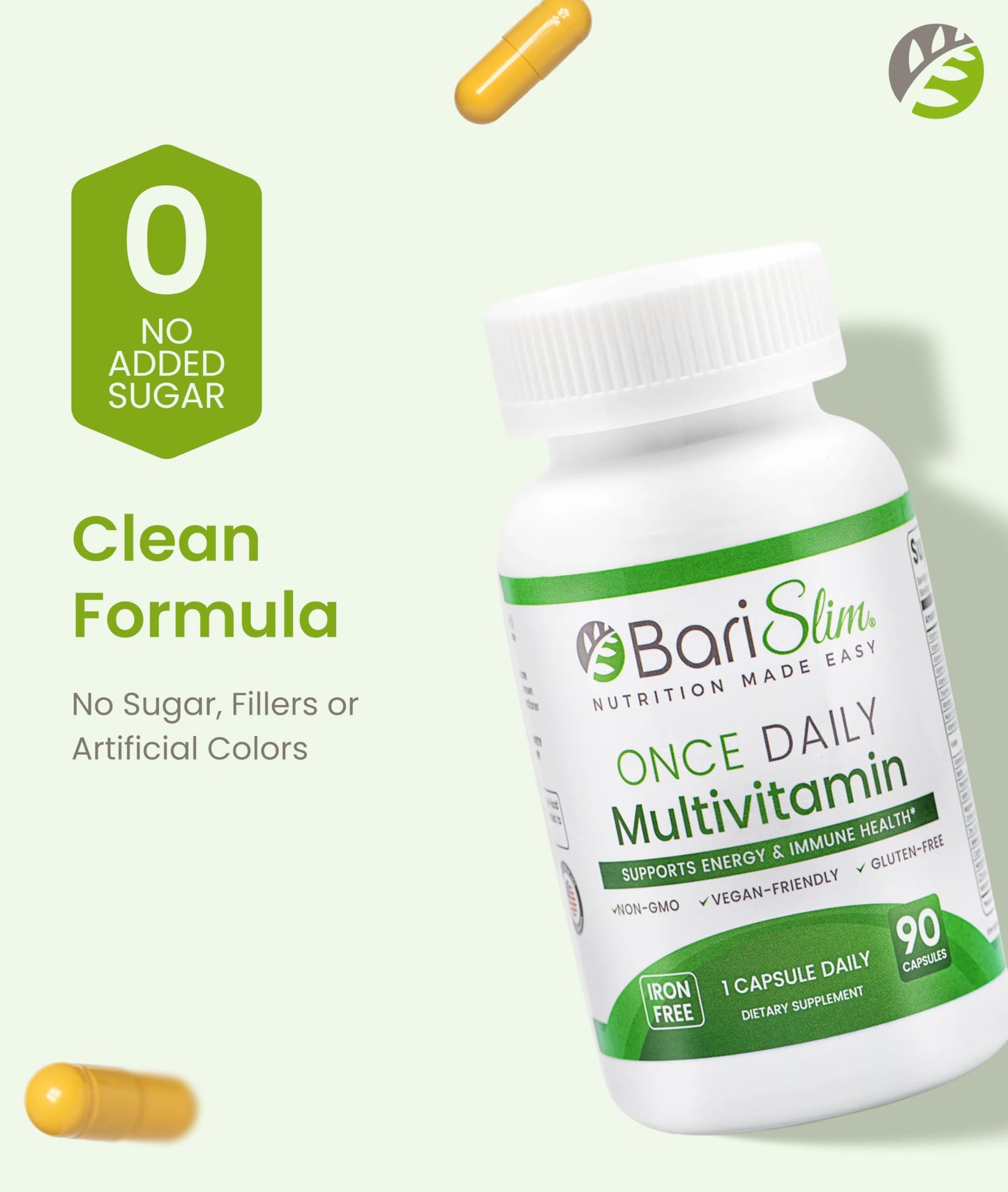 BariSlim Once Daily Bariatric Multivitamin Capsule 90 Count