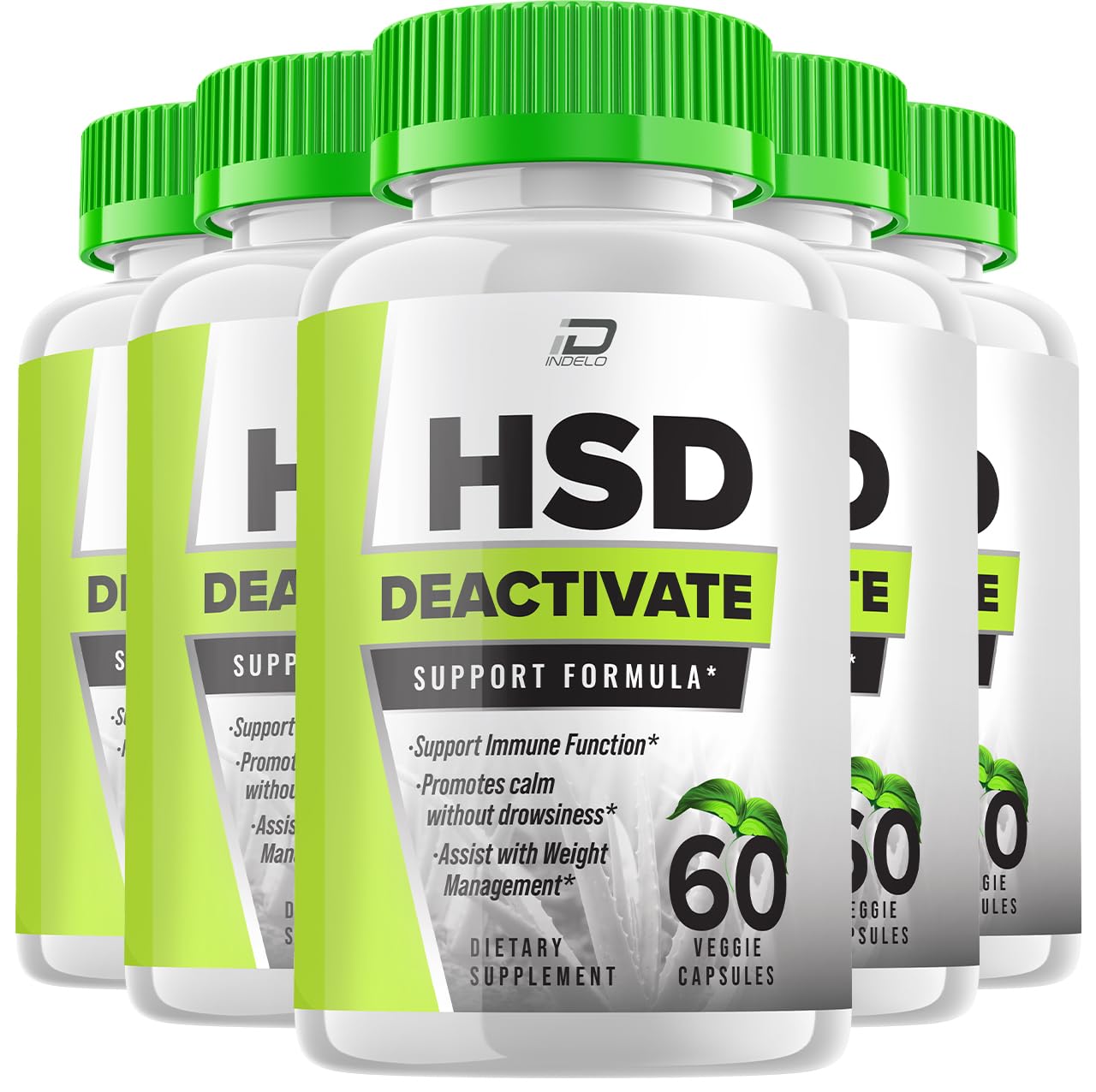 Indelo HSD Deactivate Immune Capsule, 180 Capsules
