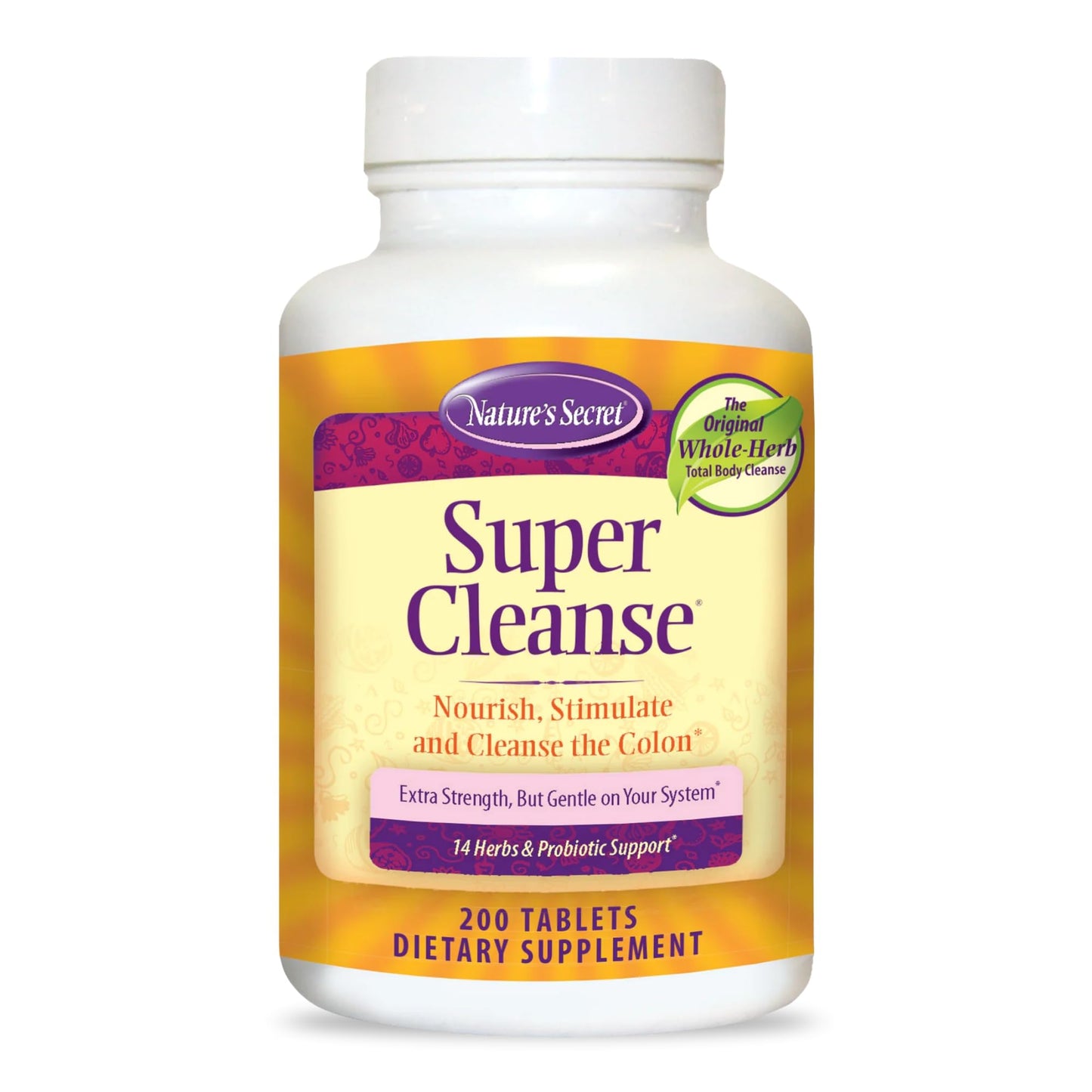 Nature's Secret Super Cleanse 200 Tablets