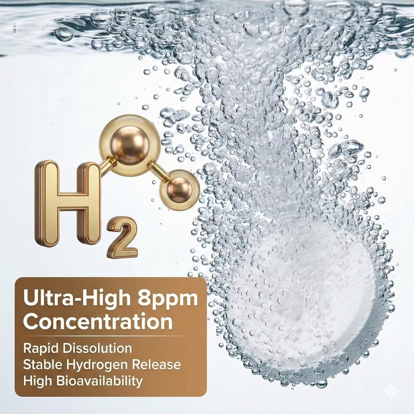 HerbX Hydrogen Water Tablets 120 Tablets